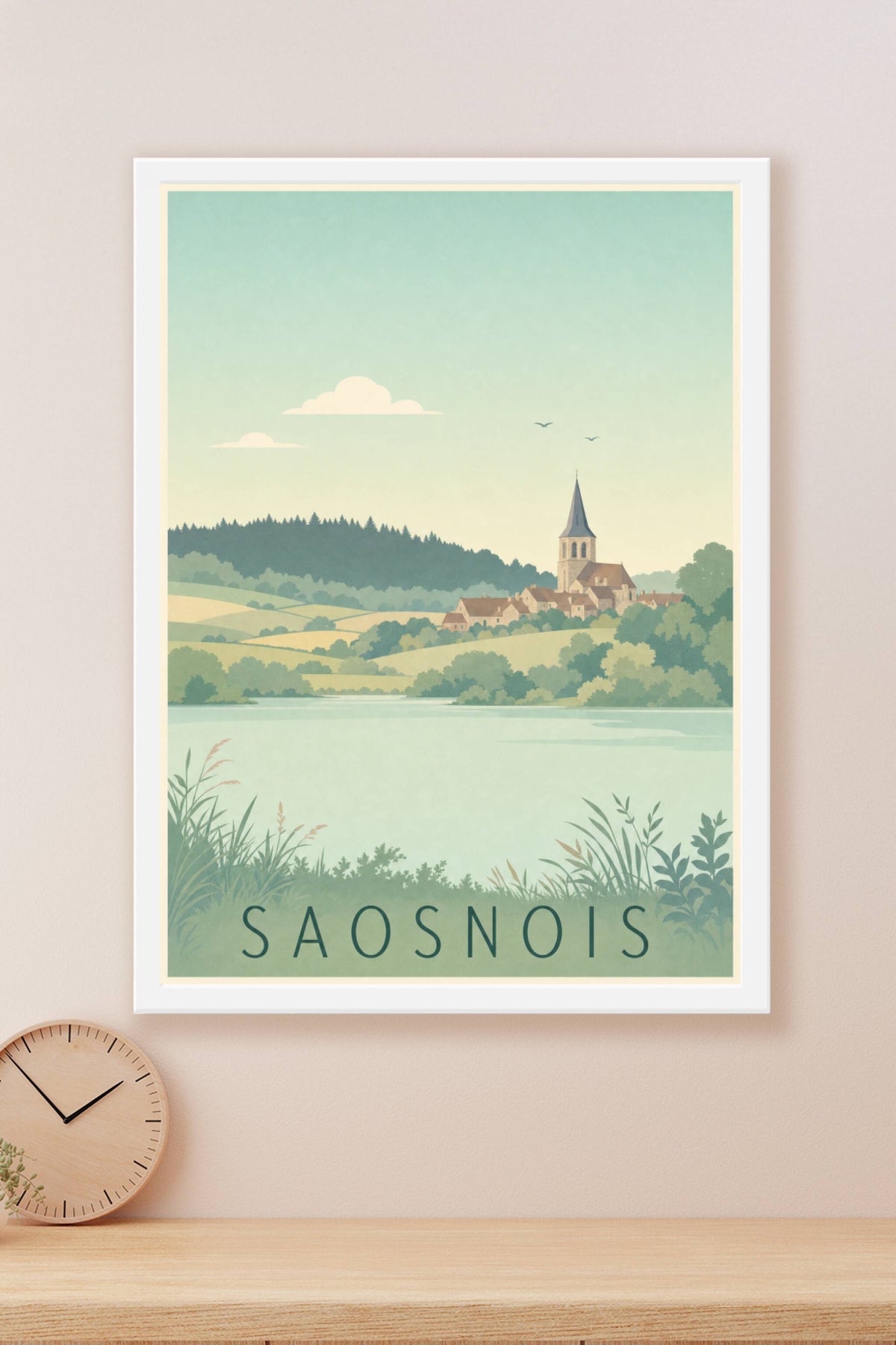 Affiche du Saosnois - Poster de la forêt de Perseigne