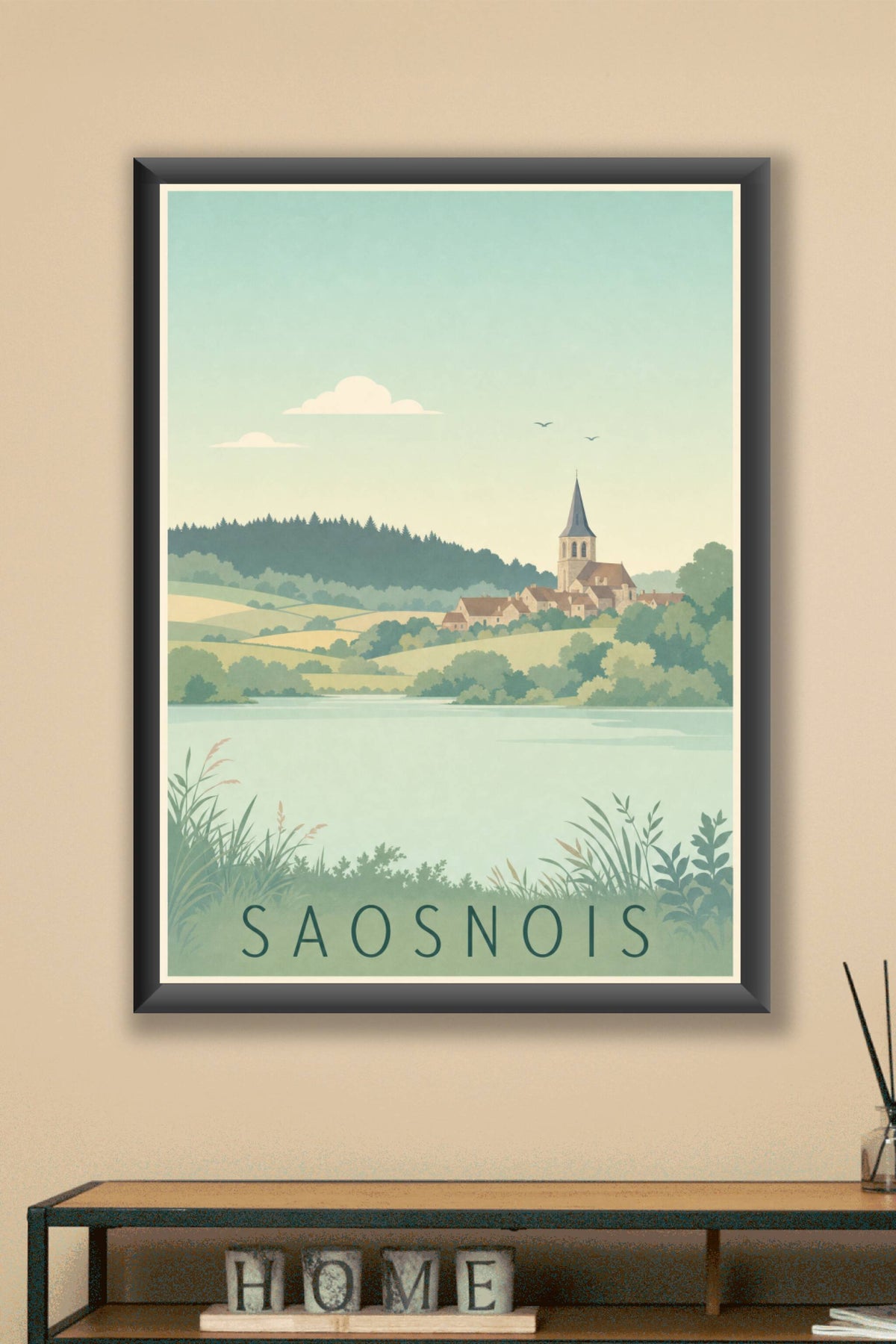 Affiche du Saosnois - Poster de la forêt de Perseigne