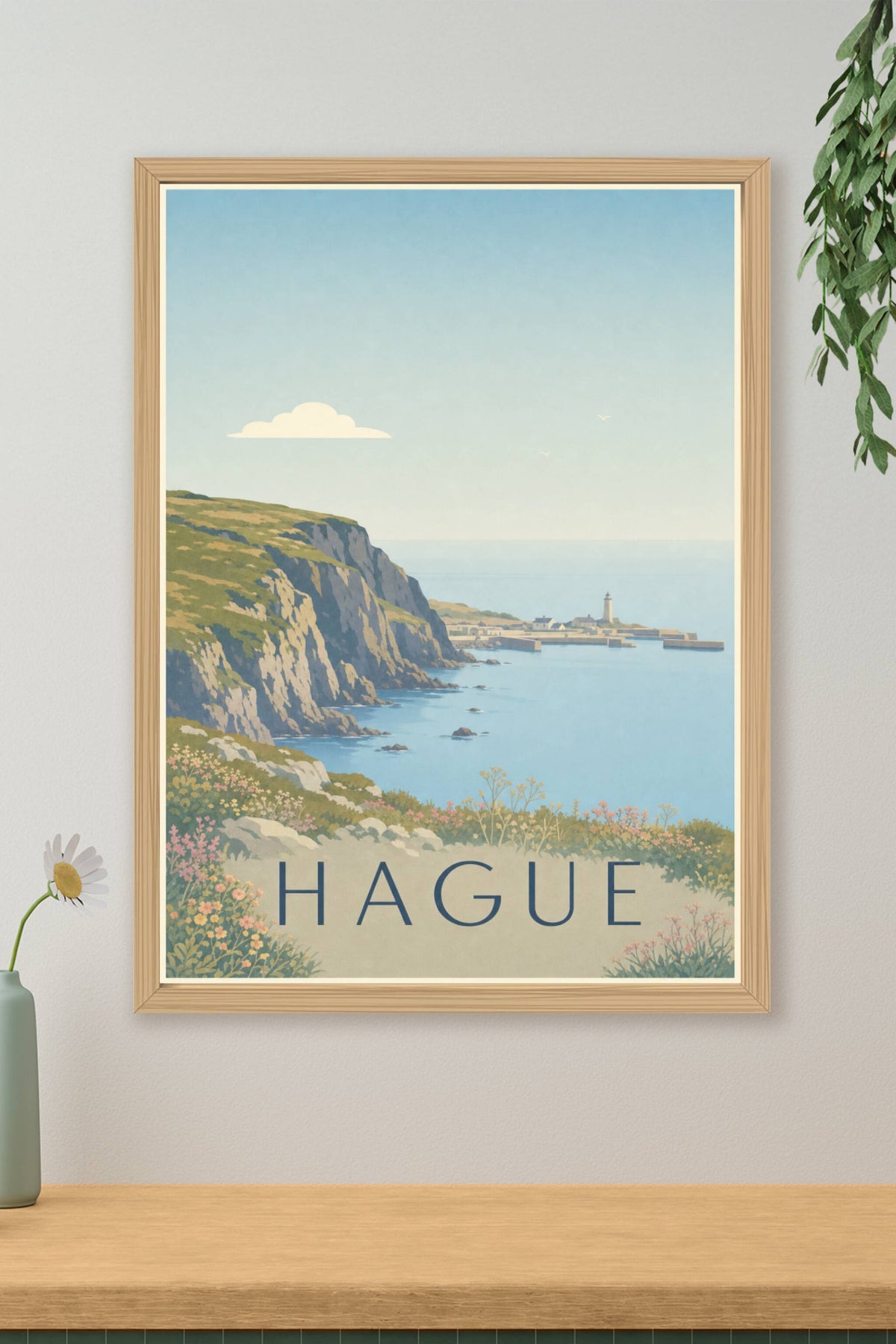 Affiche de la Hague - Poster du nez de Jobourg
