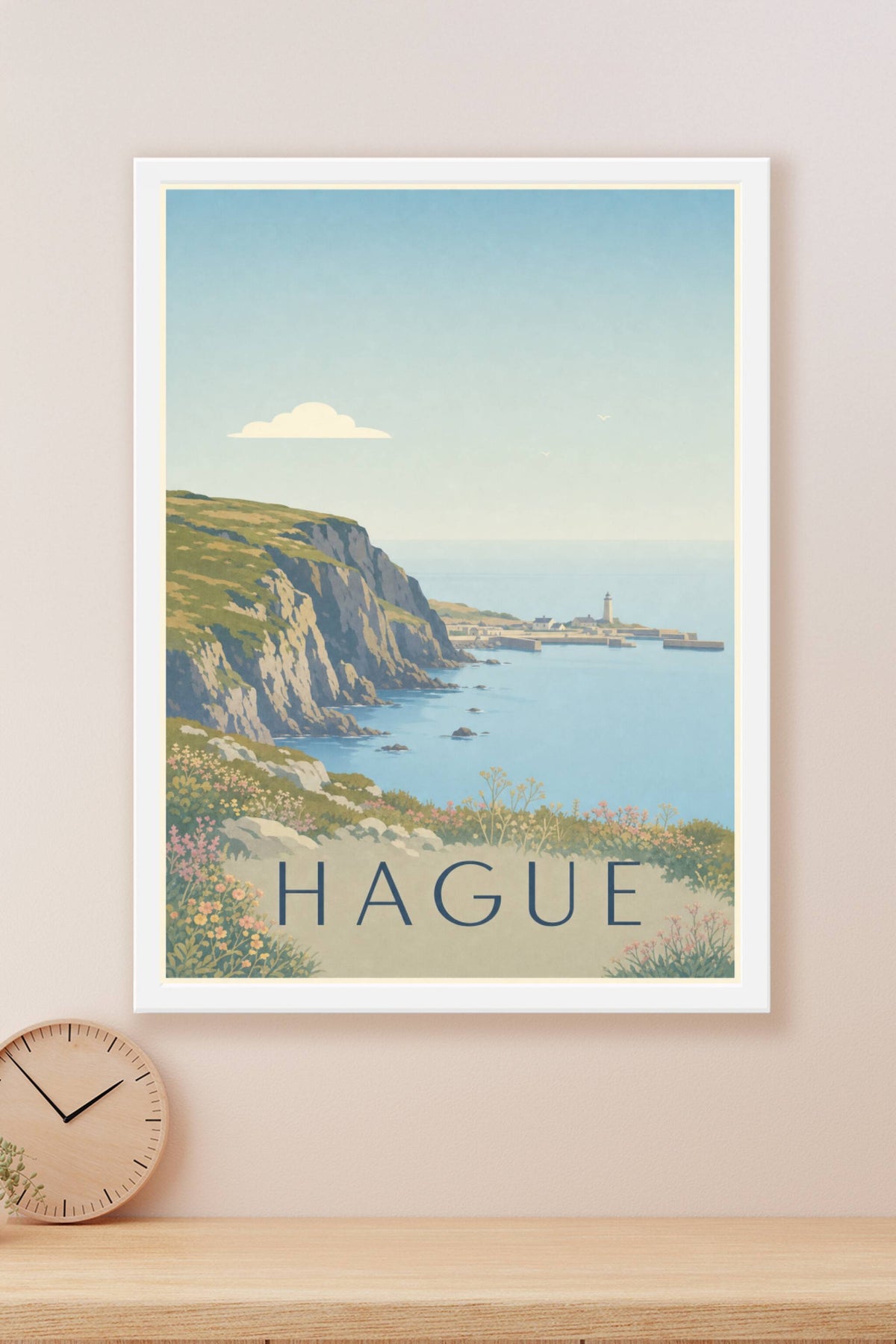 Affiche de la Hague - Poster du nez de Jobourg