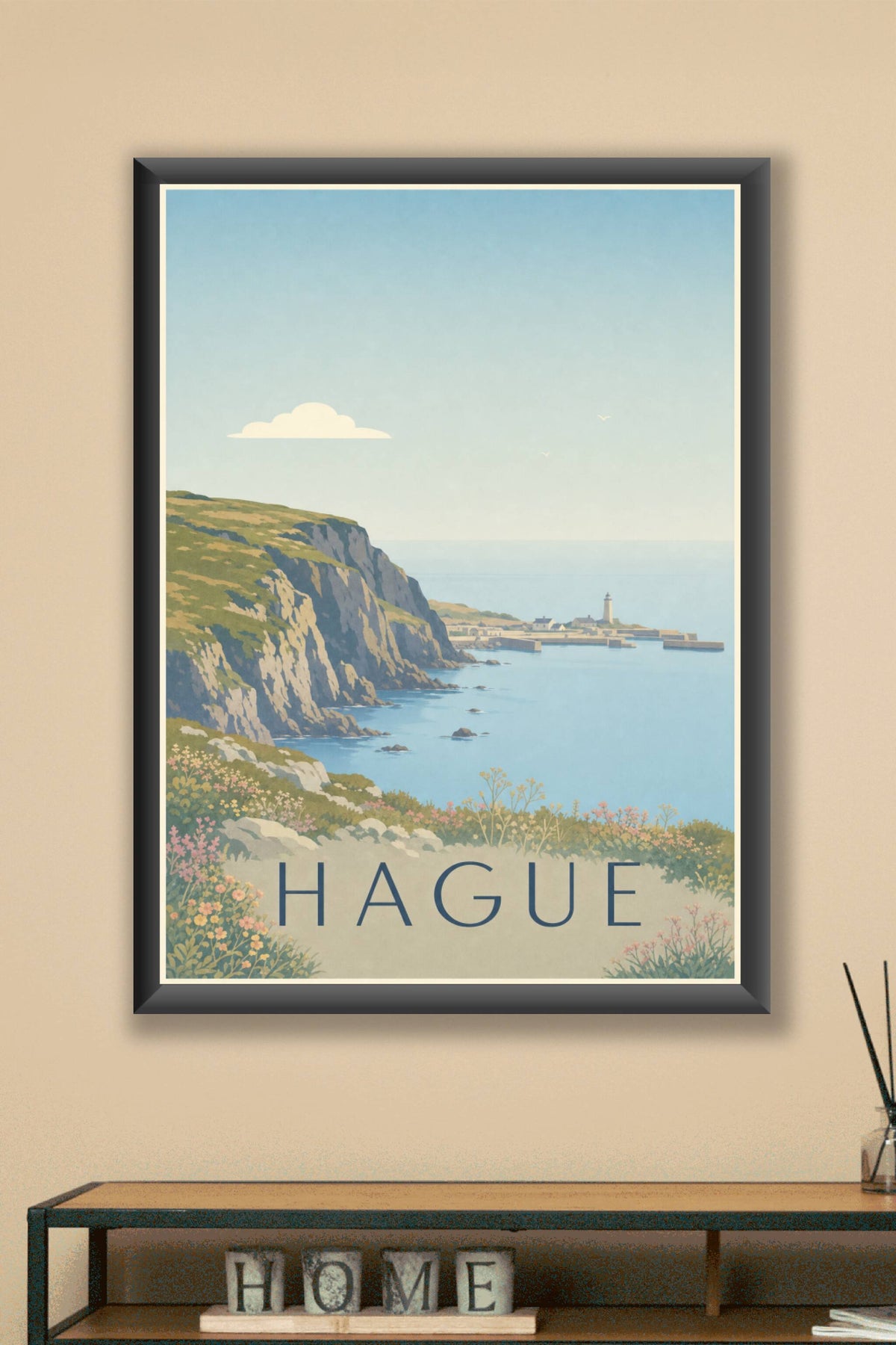 Affiche de la Hague - Poster du nez de Jobourg