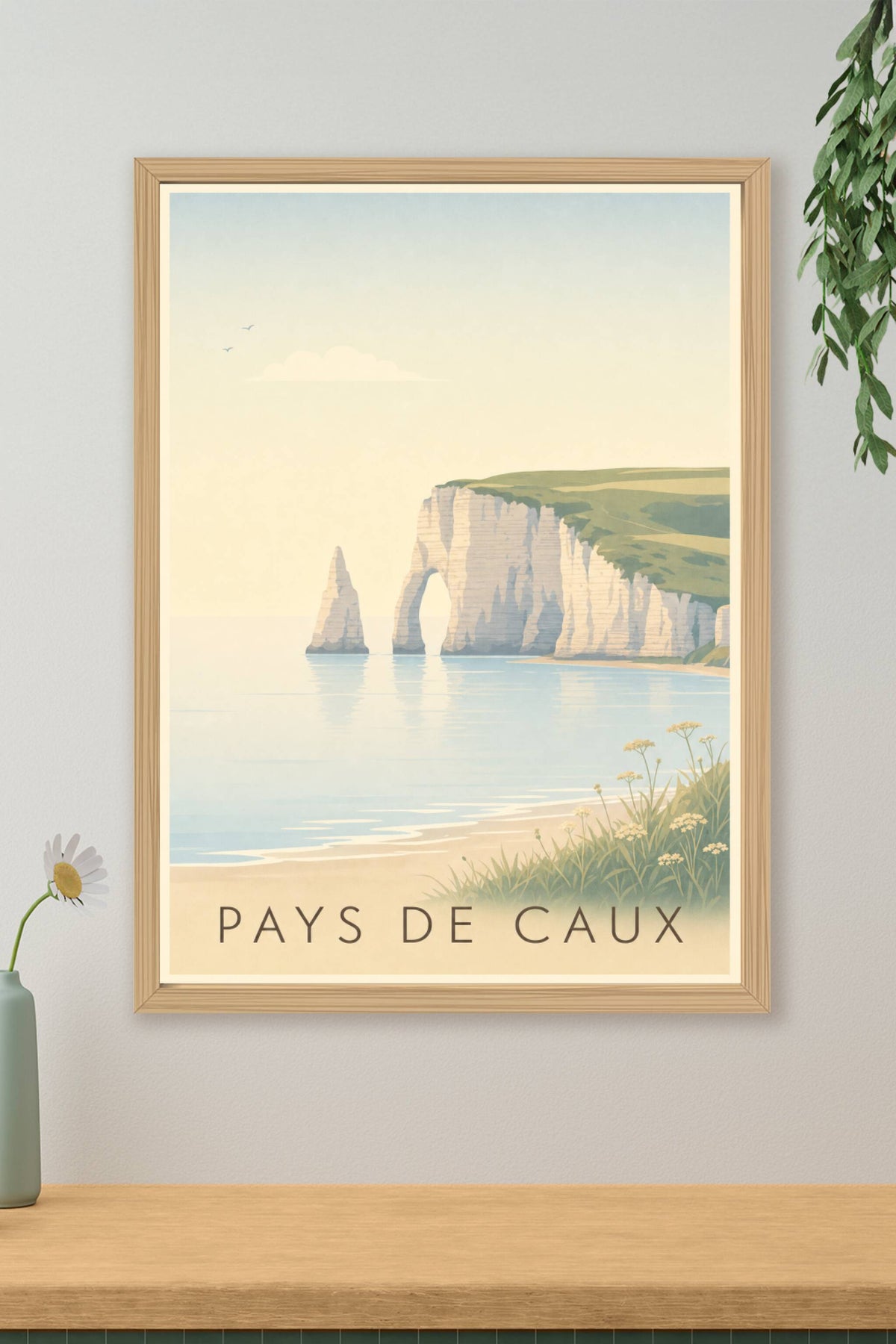 Affiche du Pays de Caux - Poster d'Étretat