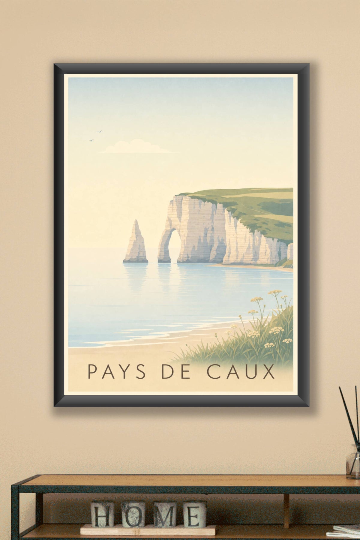 Affiche du Pays de Caux - Poster d'Étretat