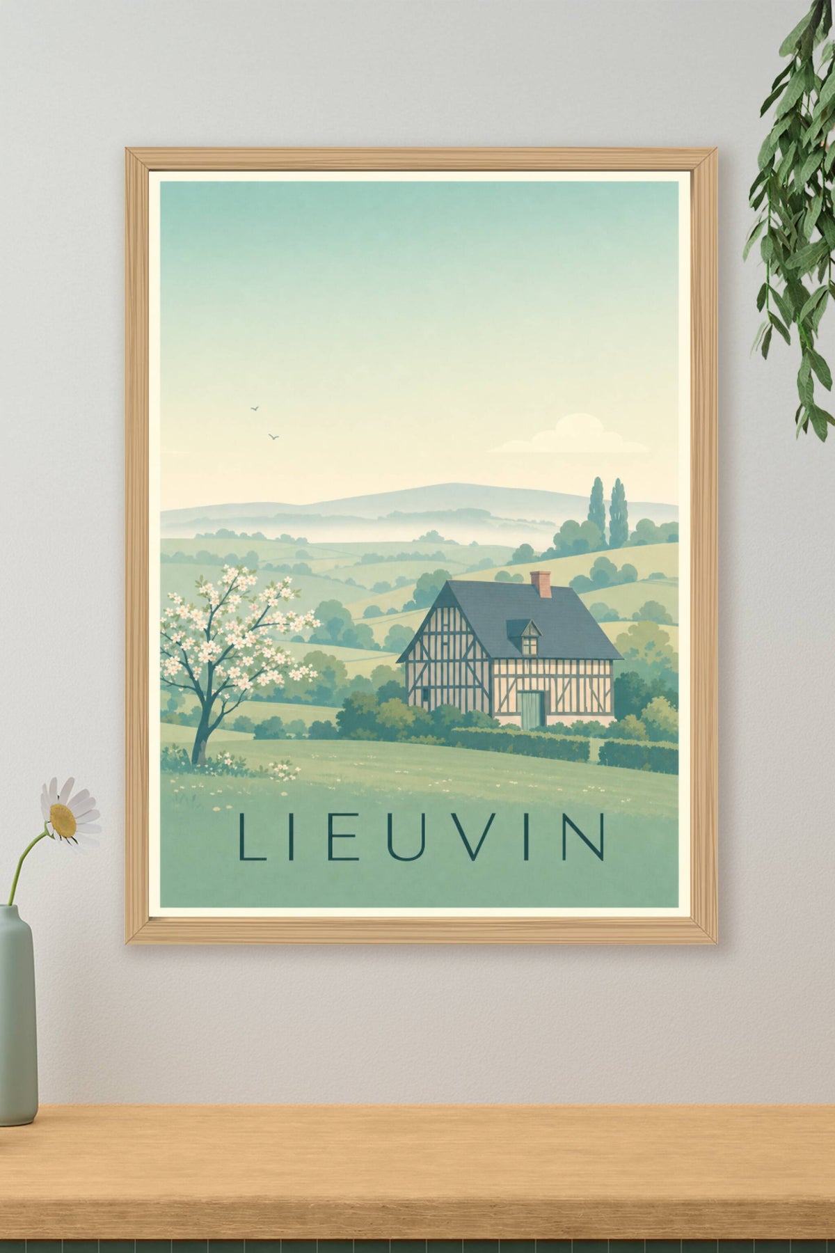 Affiche du Lieuvin - Poster de Bernay