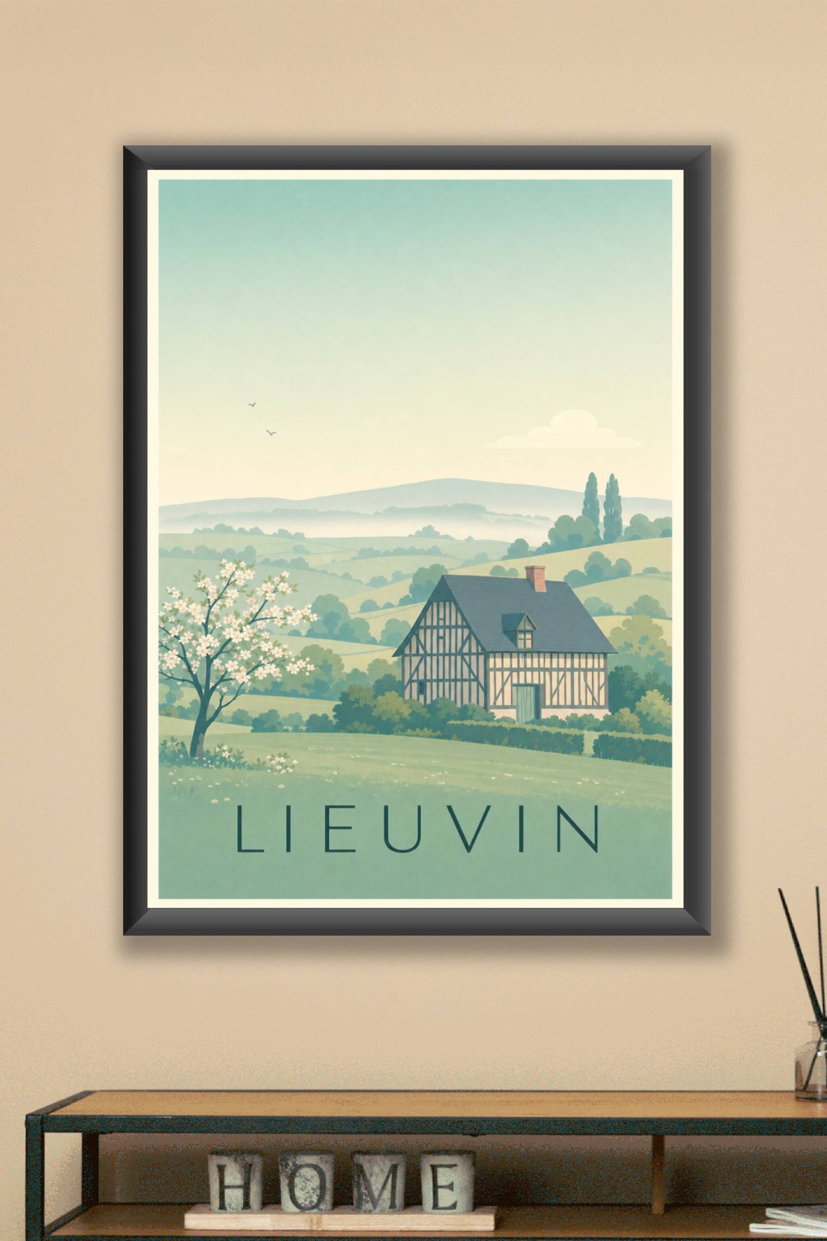 Affiche du Lieuvin - Poster de Bernay