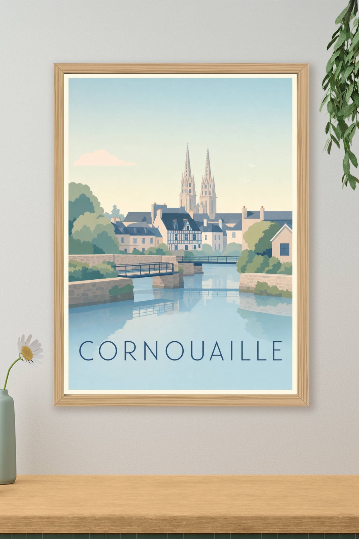 Affiche de la Cornouaille - Poster de Quimper