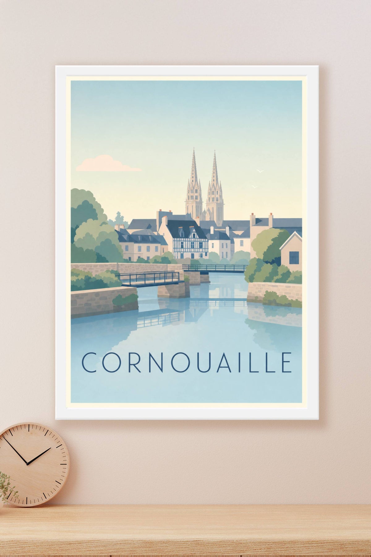 Affiche de la Cornouaille - Poster de Quimper