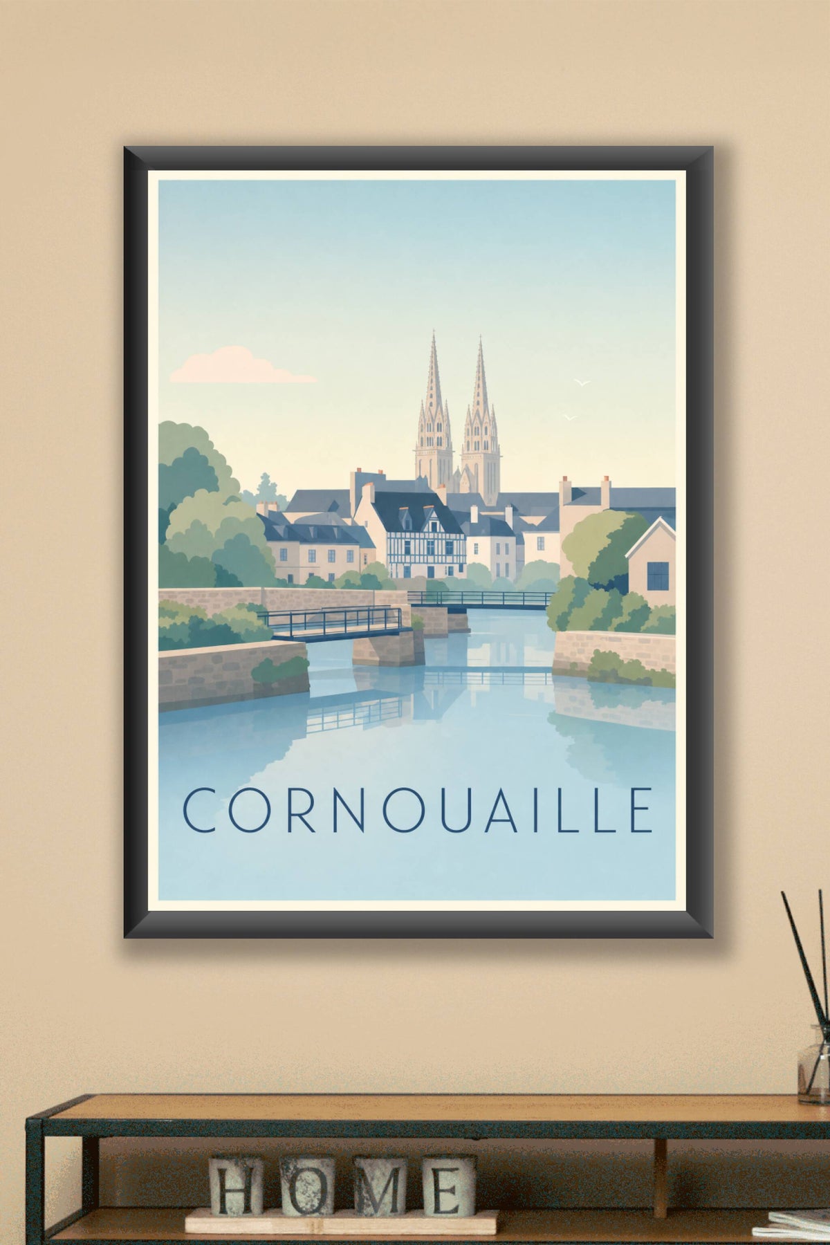 Affiche de la Cornouaille - Poster de Quimper