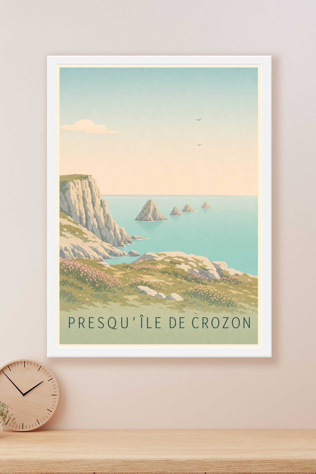 Affiche de la Presqu'île de Crozon - Poster de la pointe de Pen-Hir