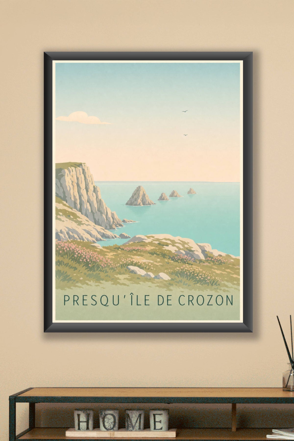 Affiche de la Presqu'île de Crozon - Poster de la pointe de Pen-Hir
