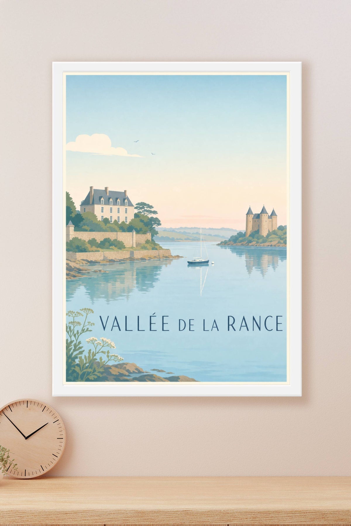 Affiche de la Vallée de la Rance - Poster de Dinan