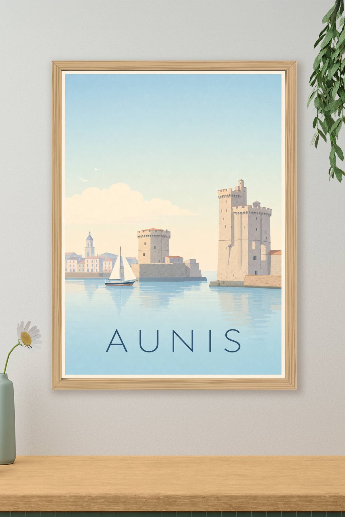 Affiche de l'Aunis - Poster de La Rochelle