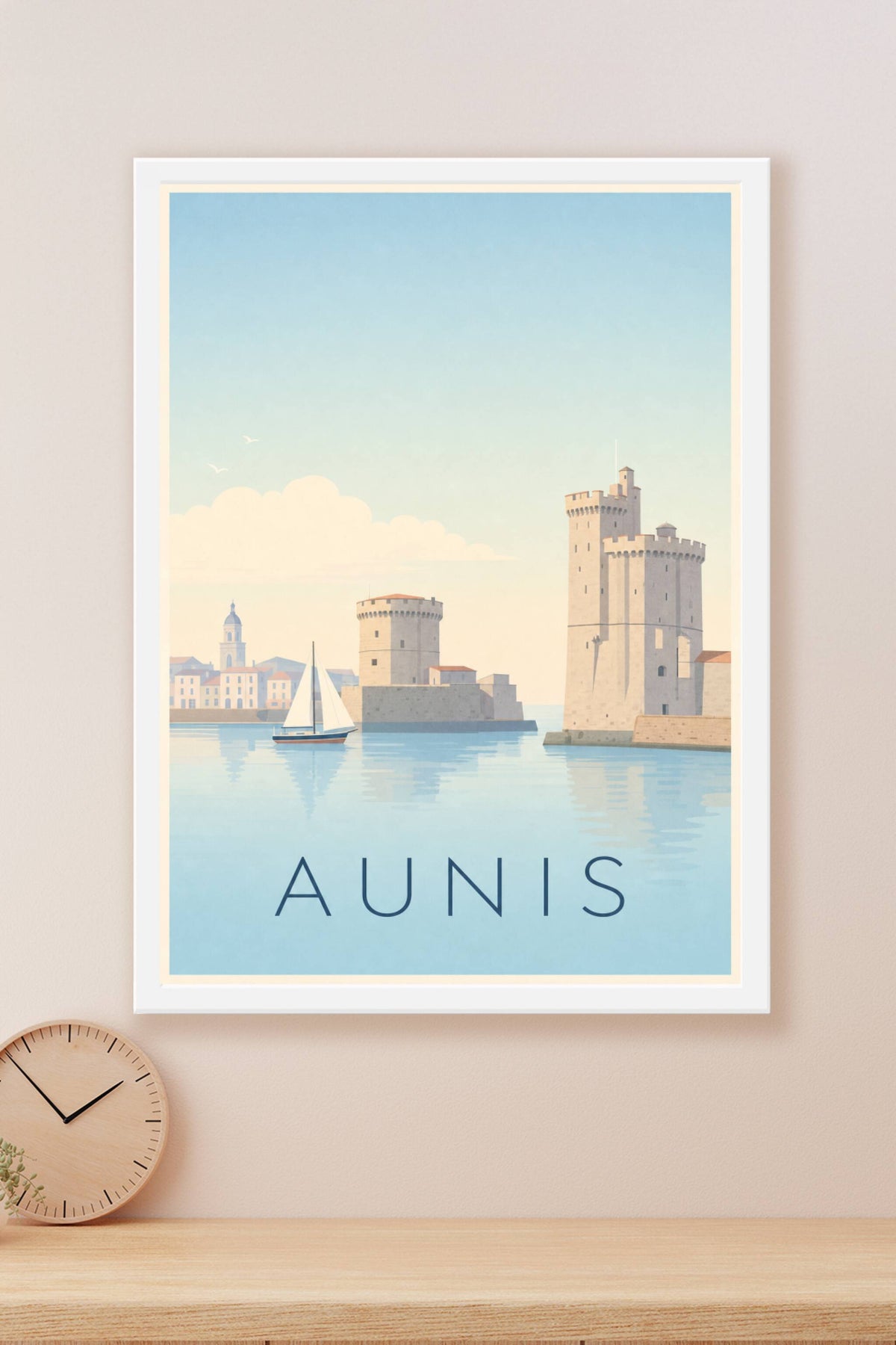 Affiche de l'Aunis - Poster de La Rochelle