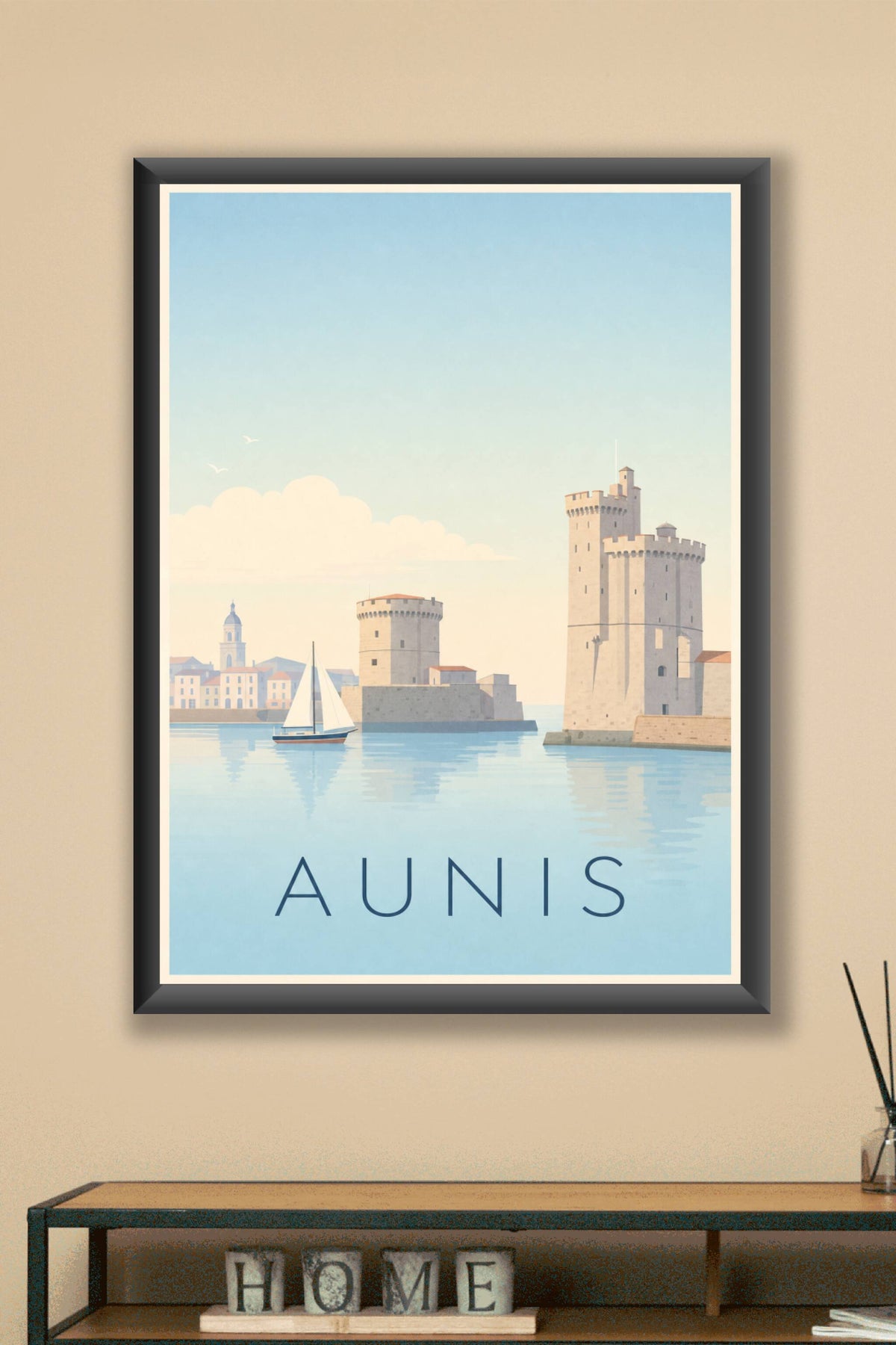 Affiche de l'Aunis - Poster de La Rochelle