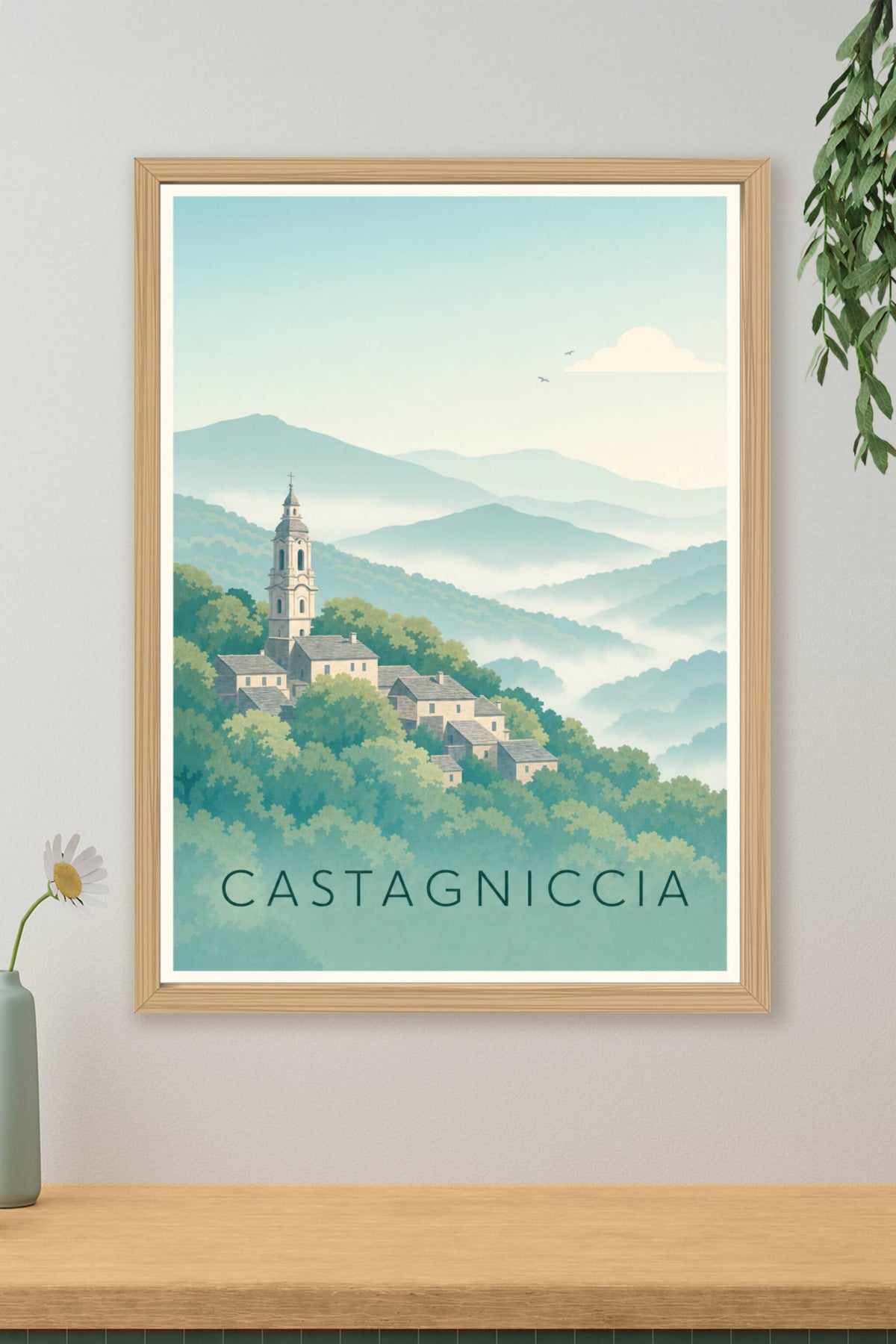 Affiche de la Castagniccia - Poster de la Haute-Corse