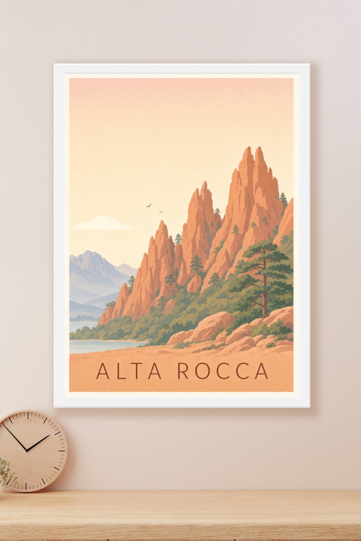 Affiche de l'Alta Rocca - Poster des aiguilles de Bavella