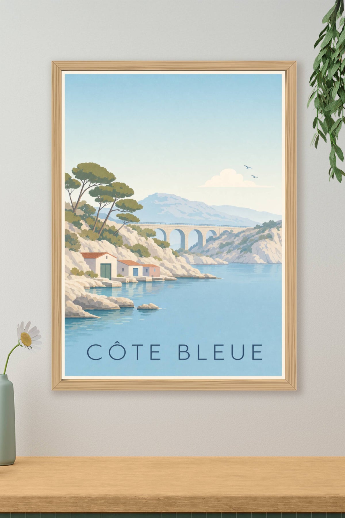 Affiche de la Côte Bleue - Poster de Carry-le-Rouet