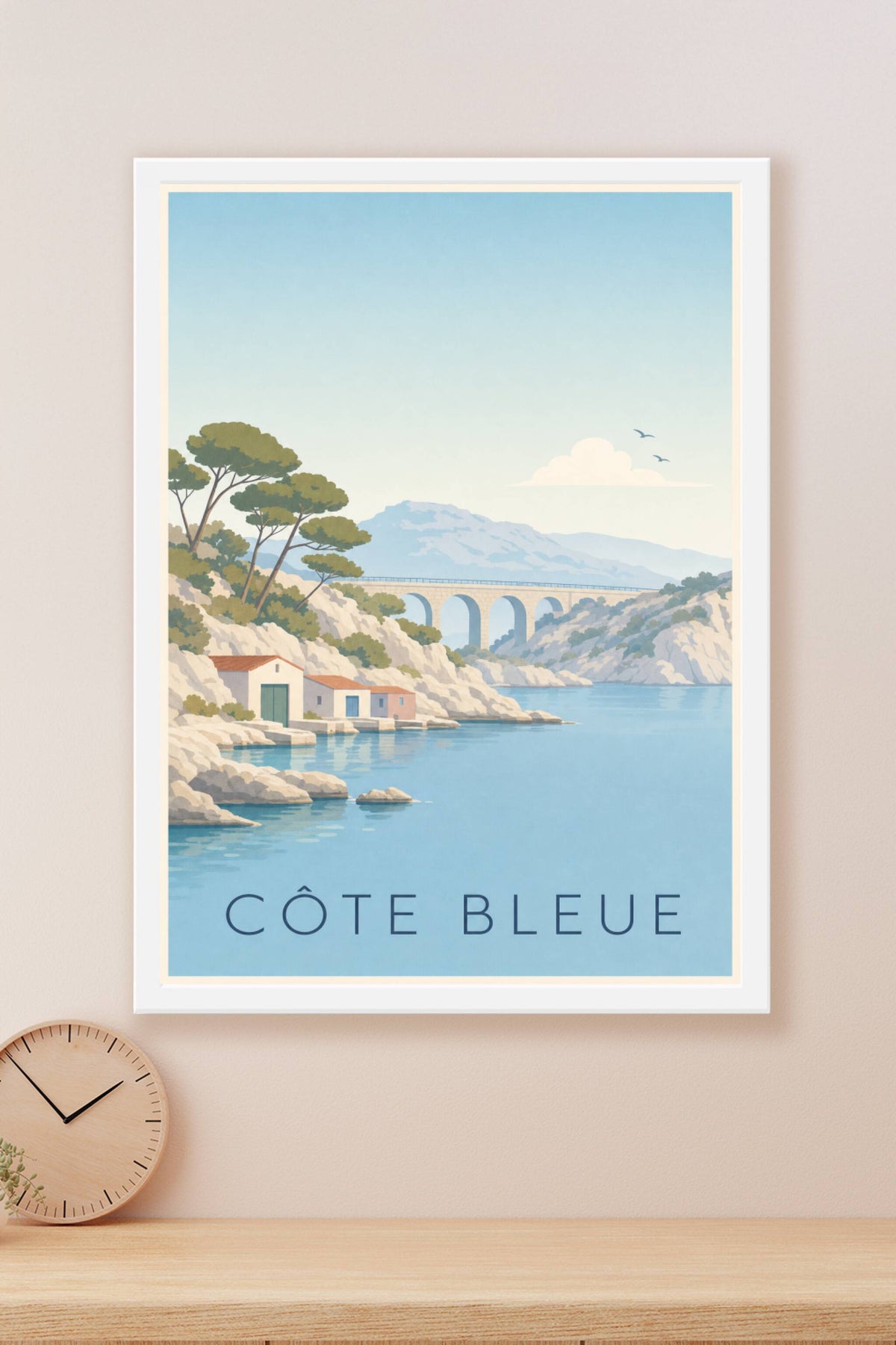 Affiche de la Côte Bleue - Poster de Carry-le-Rouet