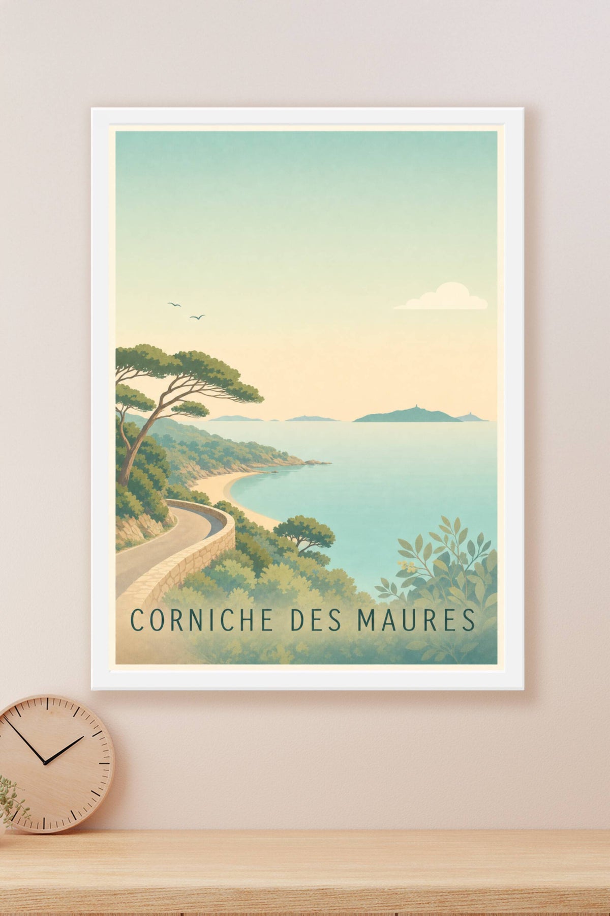 Affiche de la Corniche des Maures - Poster du Lavandou