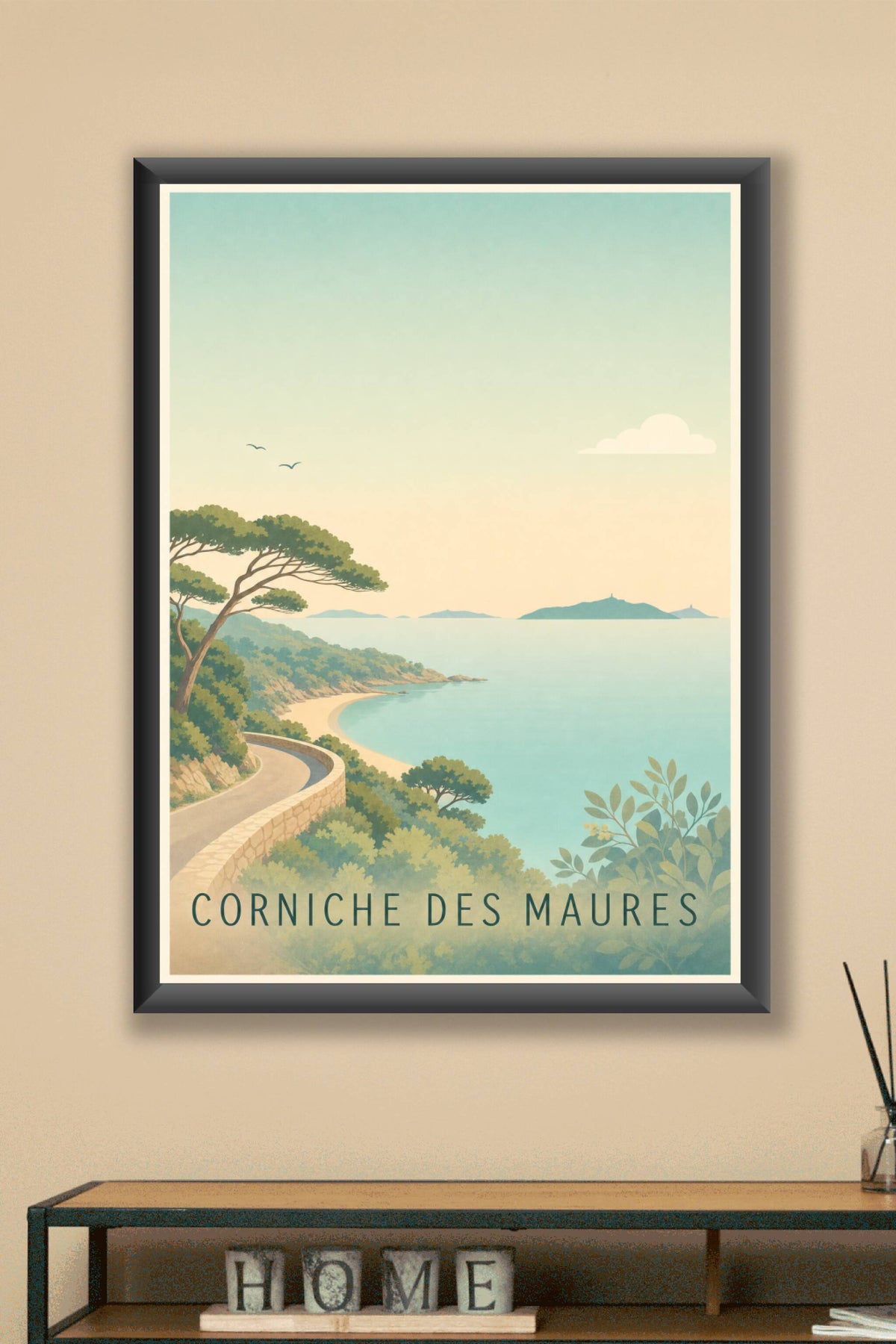 Affiche de la Corniche des Maures - Poster du Lavandou