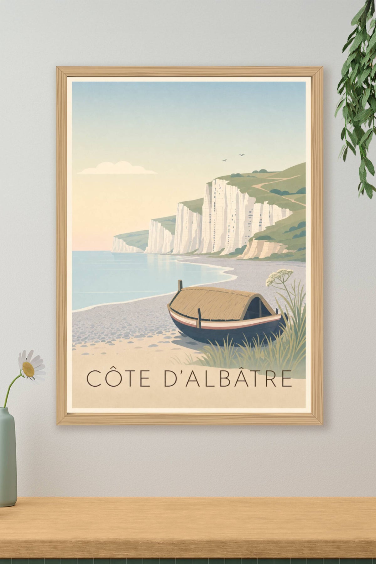 Affiche de la Côte d'Albâtre - Poster de Fécamp