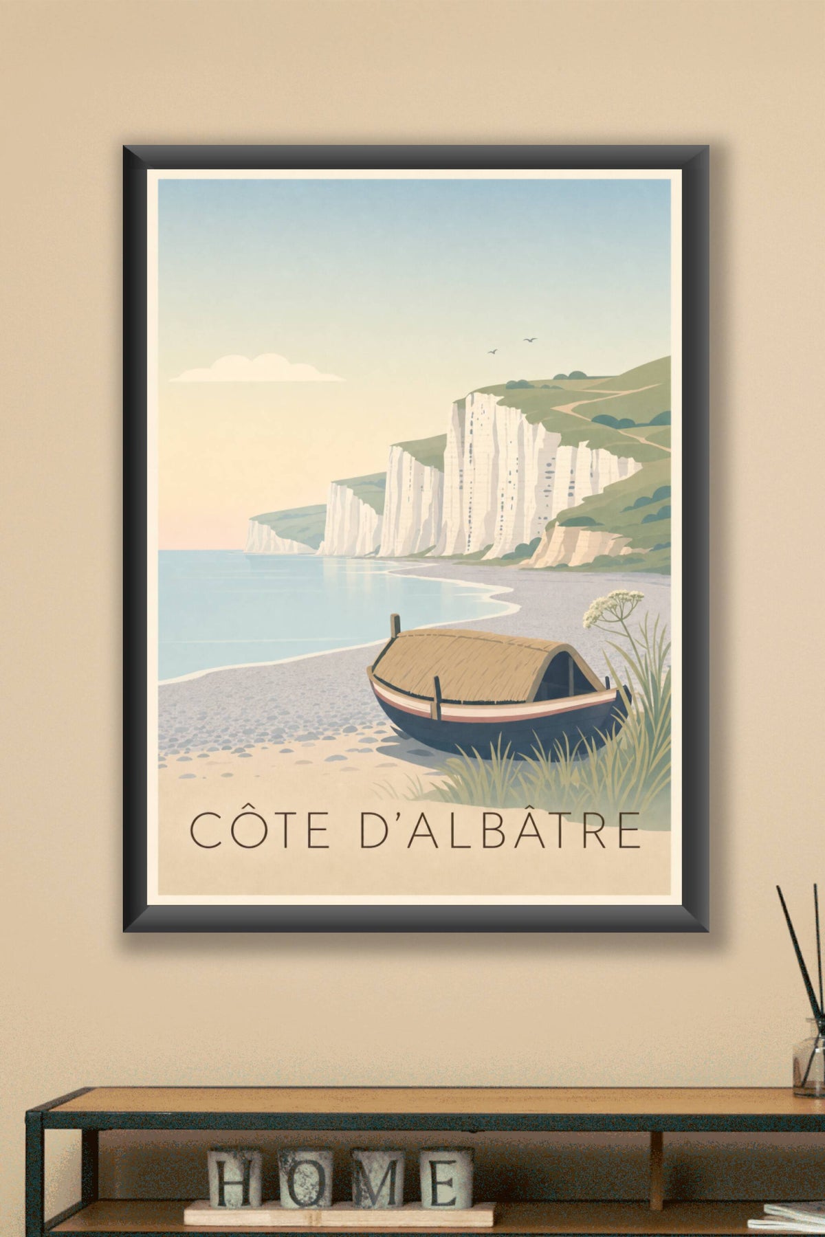 Affiche de la Côte d'Albâtre - Poster de Fécamp
