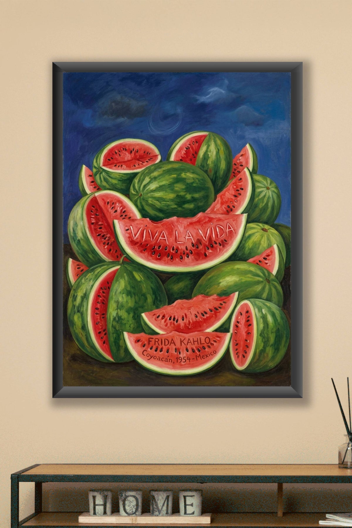 Affiche Viva la Vida, d'après Frida Kahlo