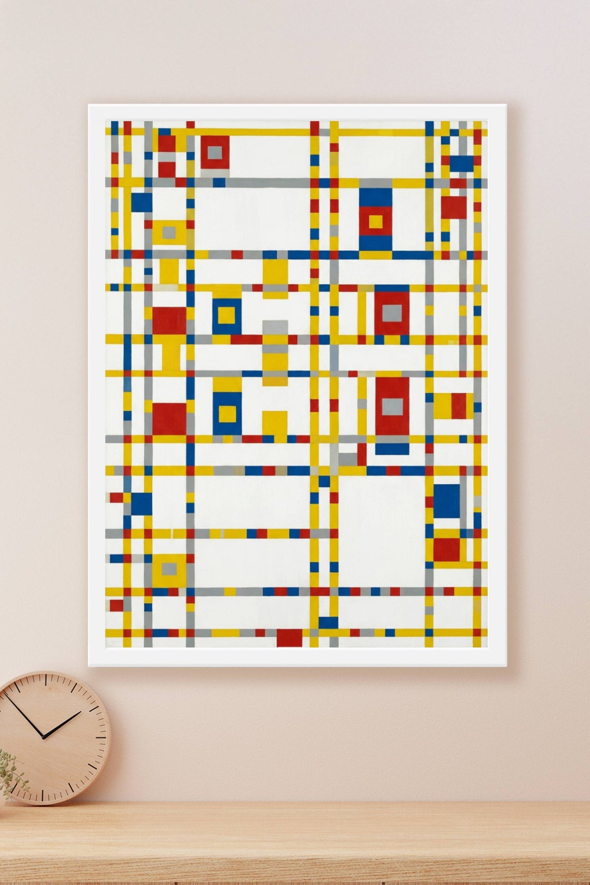 Poster de Broadway Boogie Woogie, Piet Mondrian