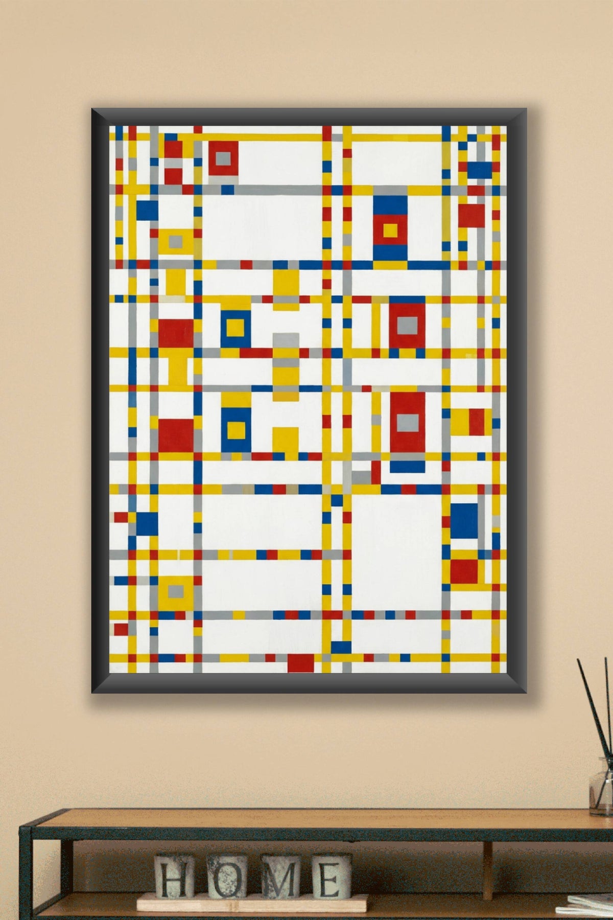 Poster de Broadway Boogie Woogie, Piet Mondrian