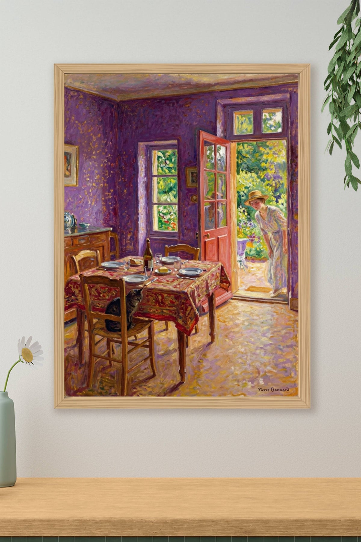 Poster de Pierre Bonnard, salle à manger violette