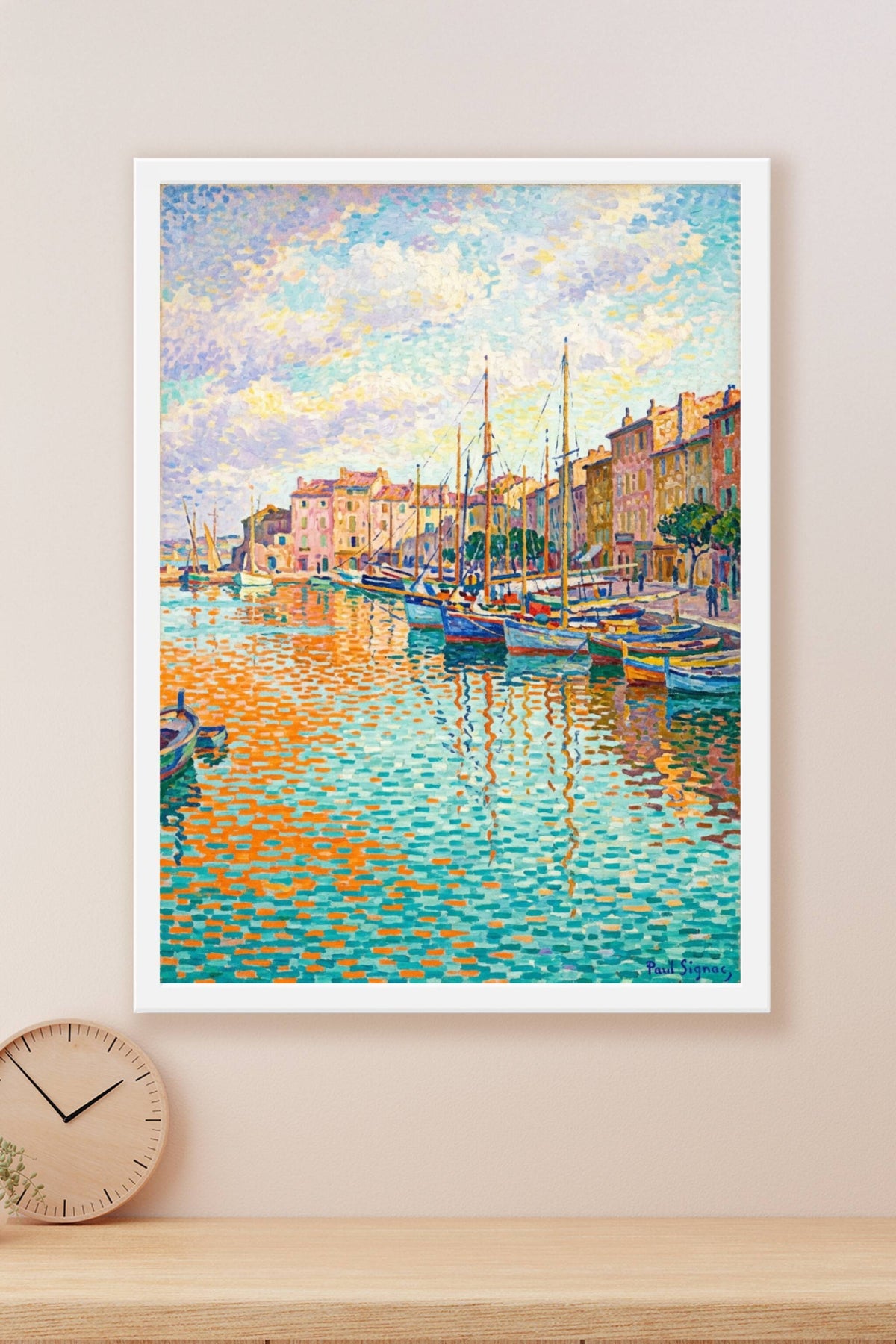 Poster de Saint-Tropez, pointillisme