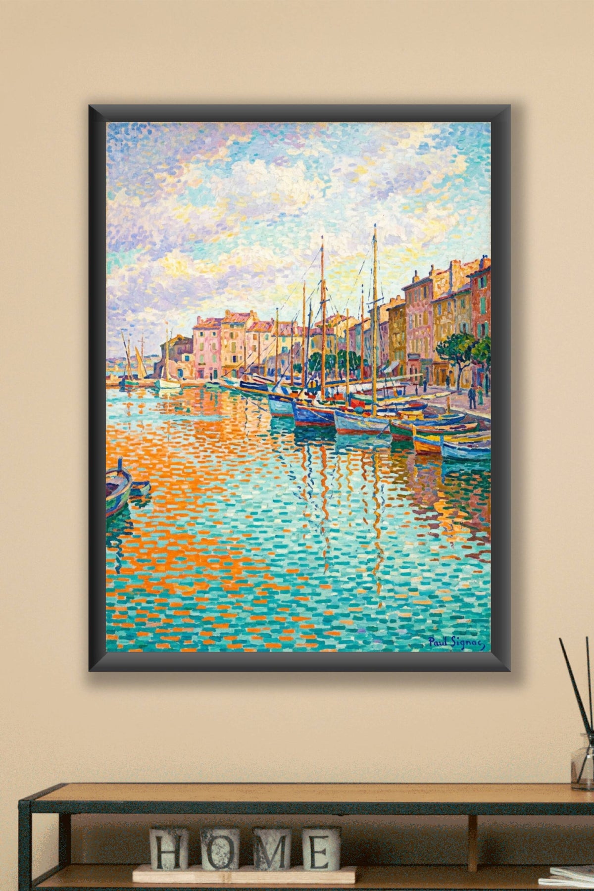 Poster de Saint-Tropez, pointillisme