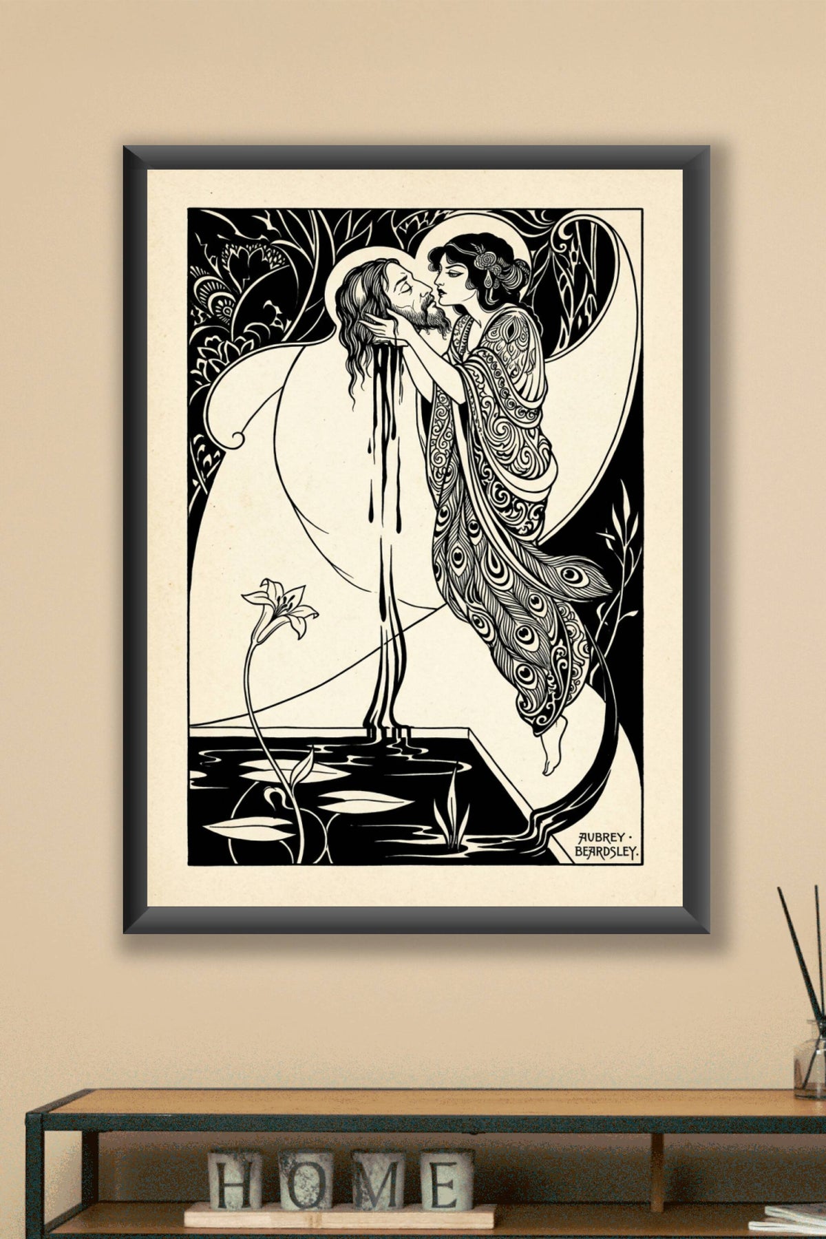 Affiche de Salomé, poster Art Nouveau