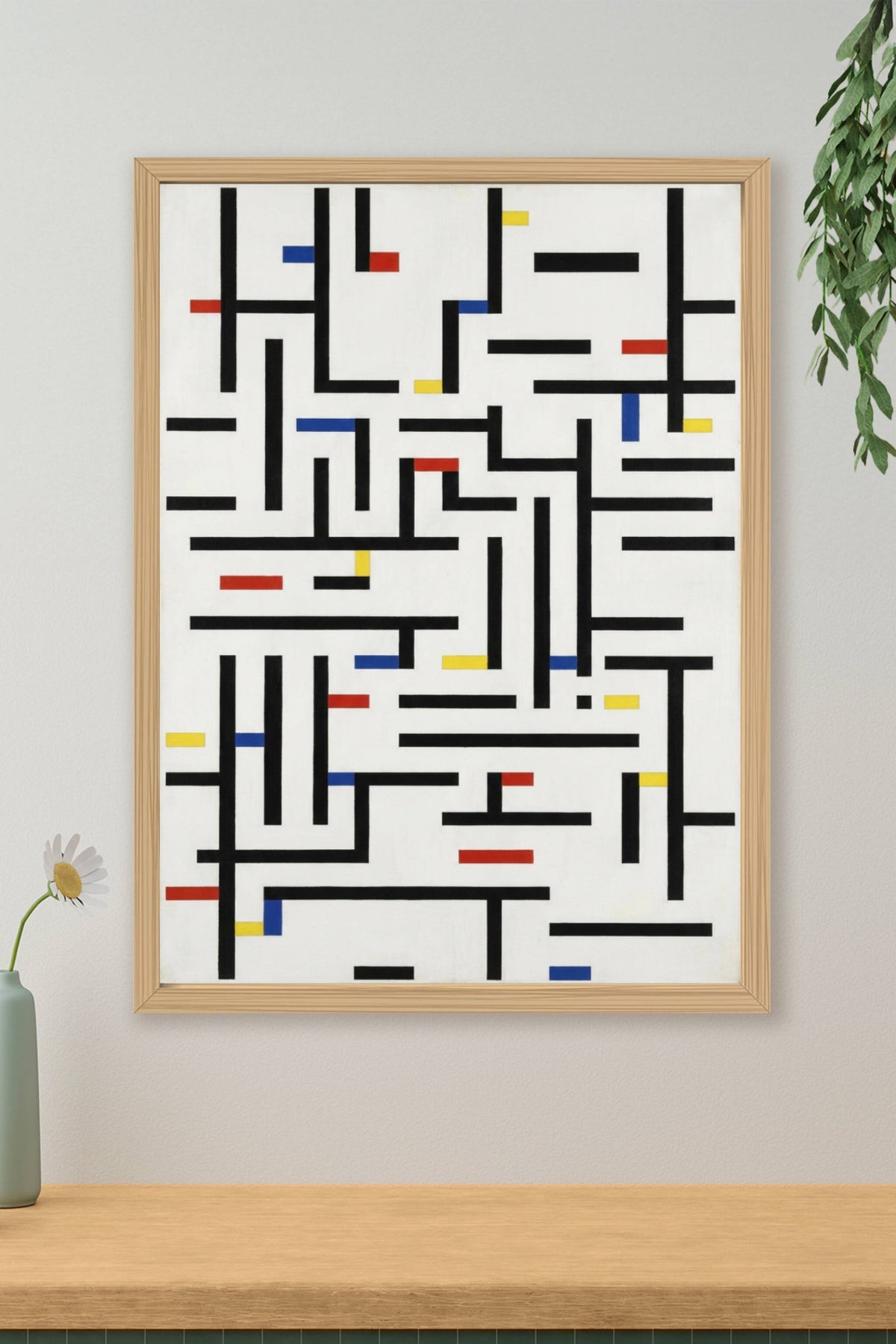 Affiche d'Art Abstrait, poster géométrique moderne