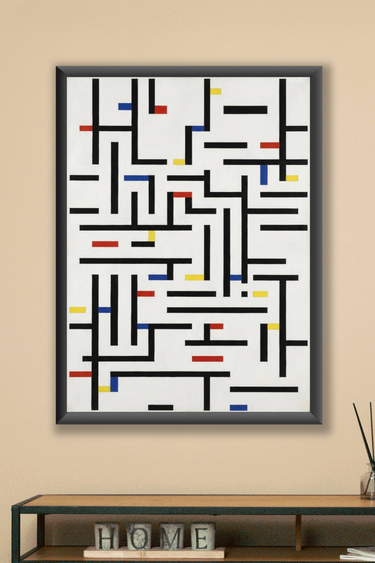 Affiche d'Art Abstrait, poster géométrique moderne
