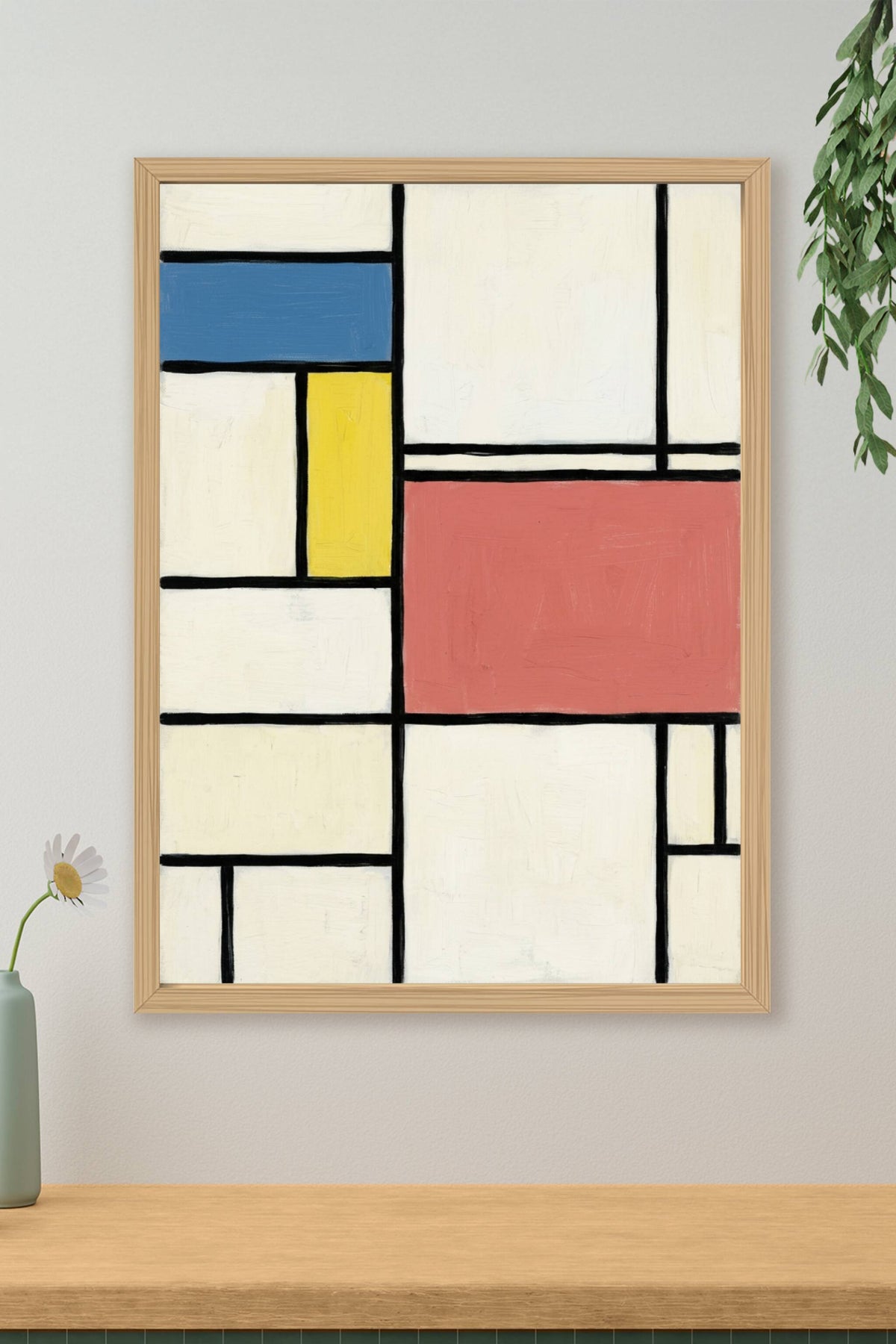 Affiche d'Art Abstrait, poster formes primaires