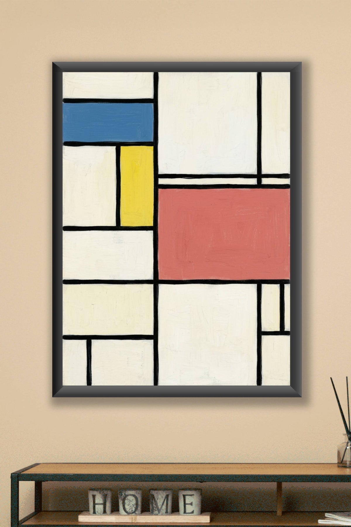 Affiche d'Art Abstrait, poster formes primaires