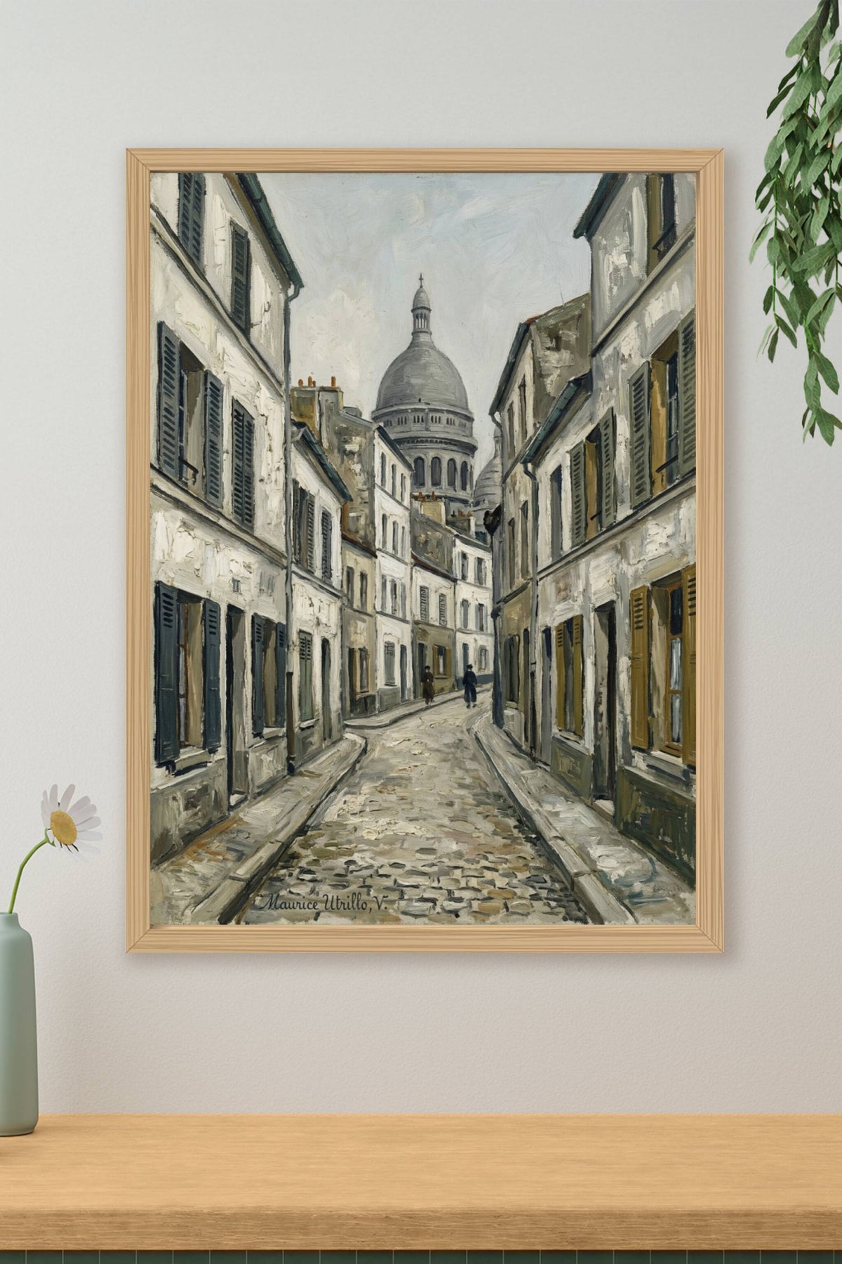 Affiche de Montmartre, poster Sacré-Cœur