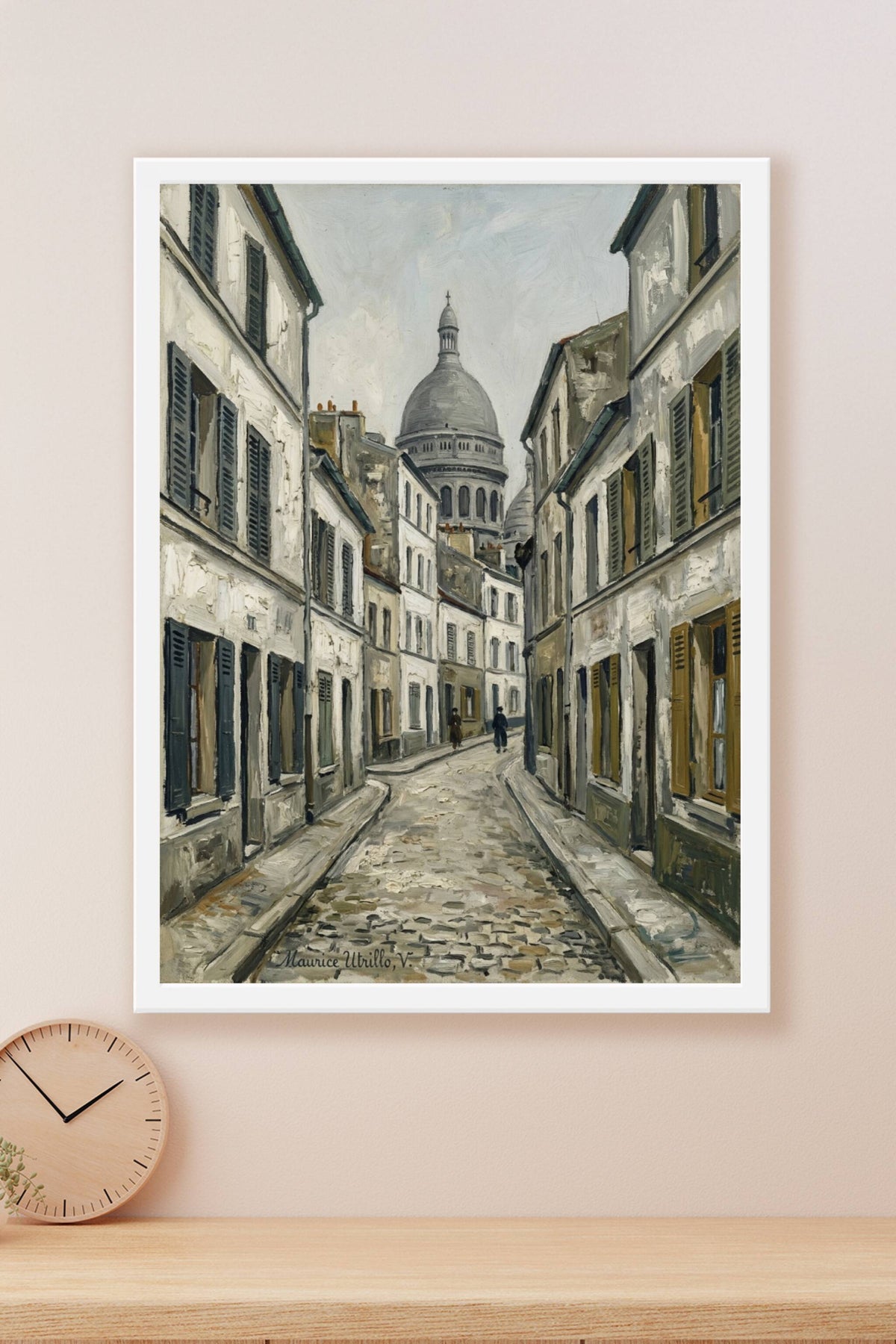 Affiche de Montmartre, poster Sacré-Cœur
