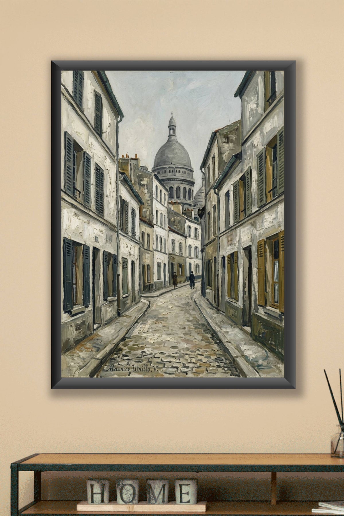 Affiche de Montmartre, poster Sacré-Cœur