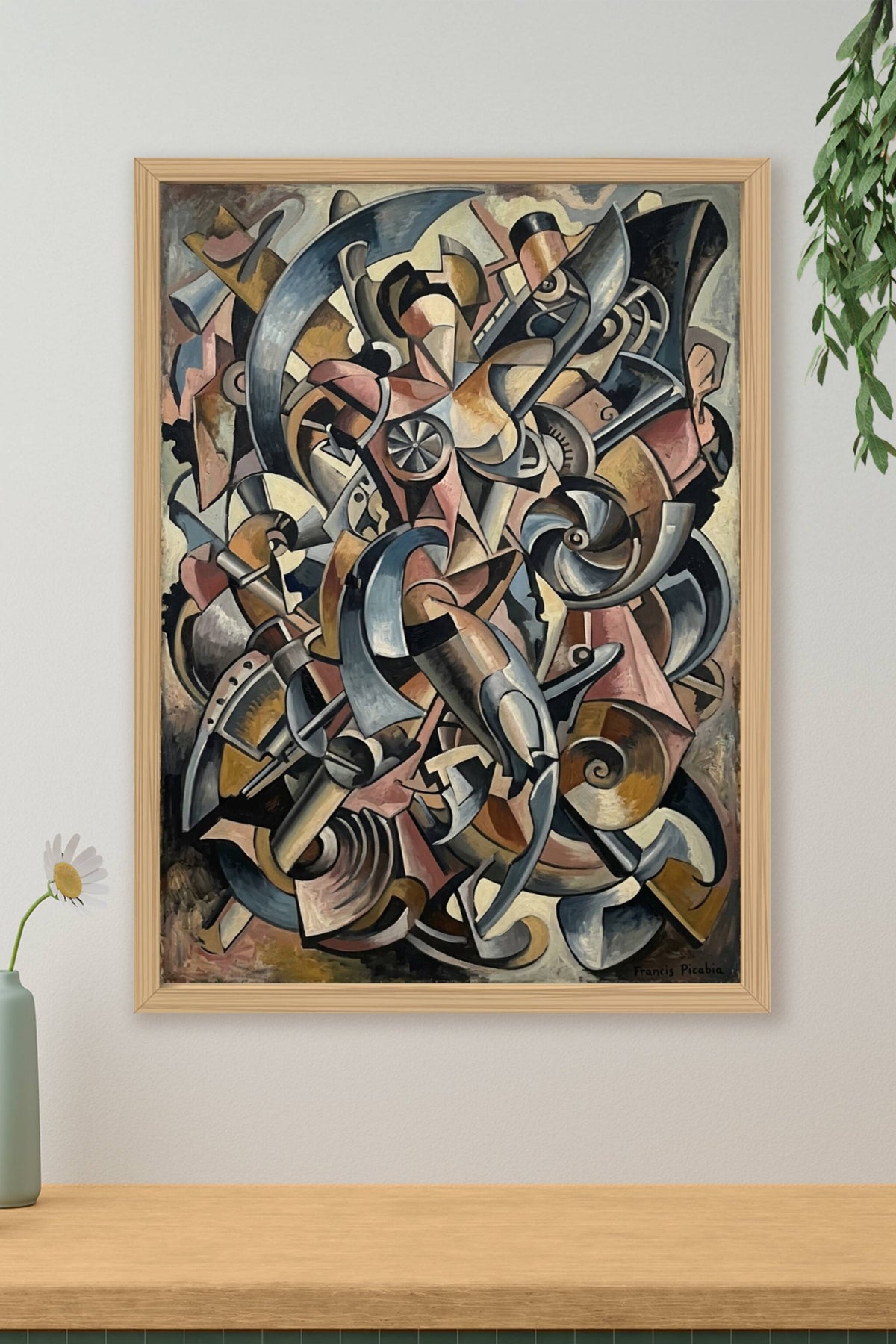 Affiche d'Art Contemporain, poster cubiste