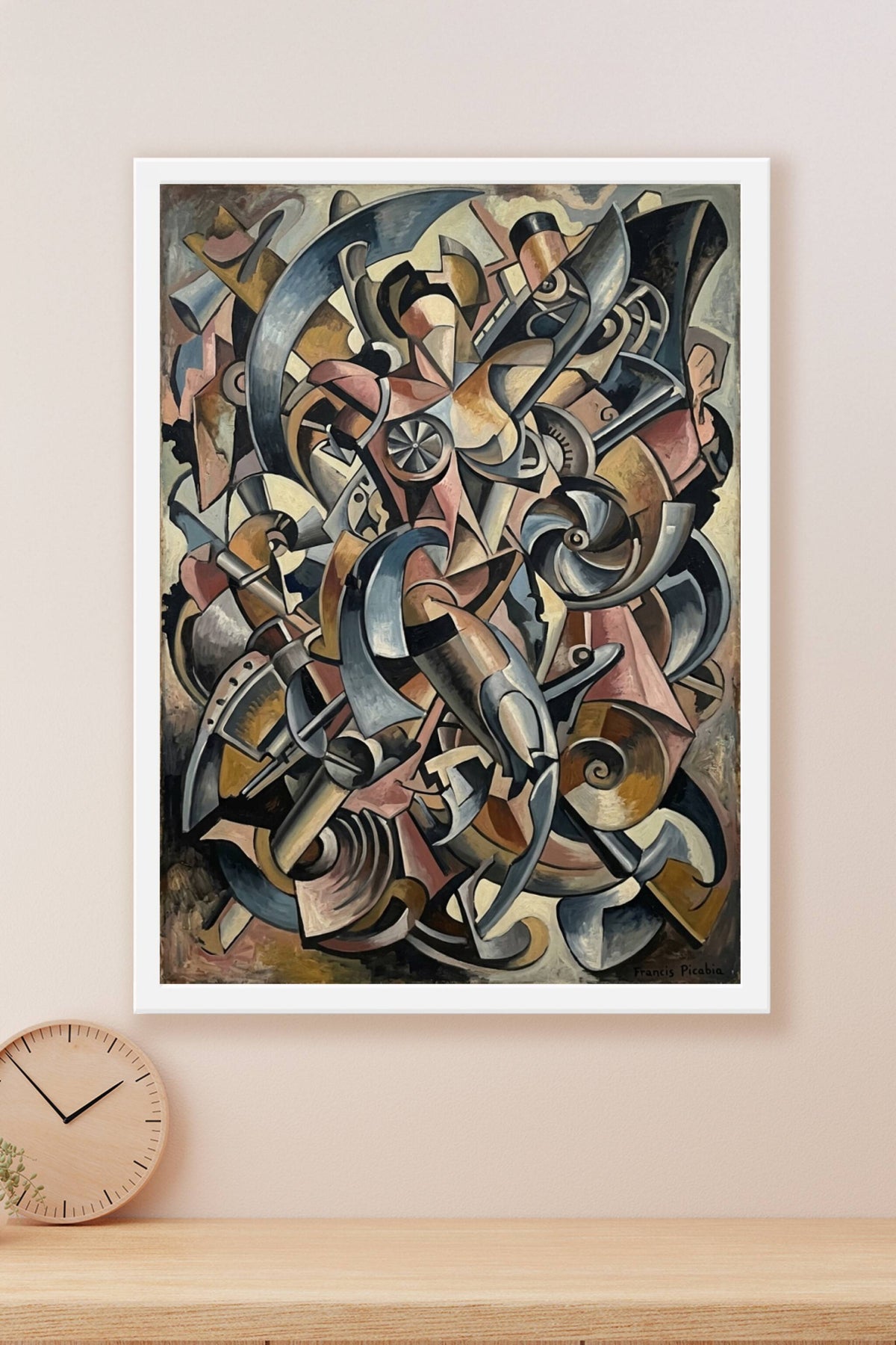Affiche d'Art Contemporain, poster cubiste