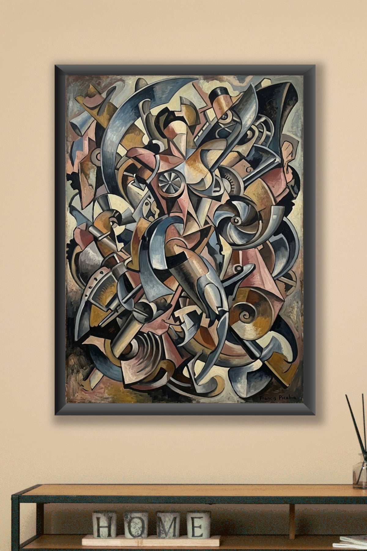 Affiche d'Art Contemporain, poster cubiste
