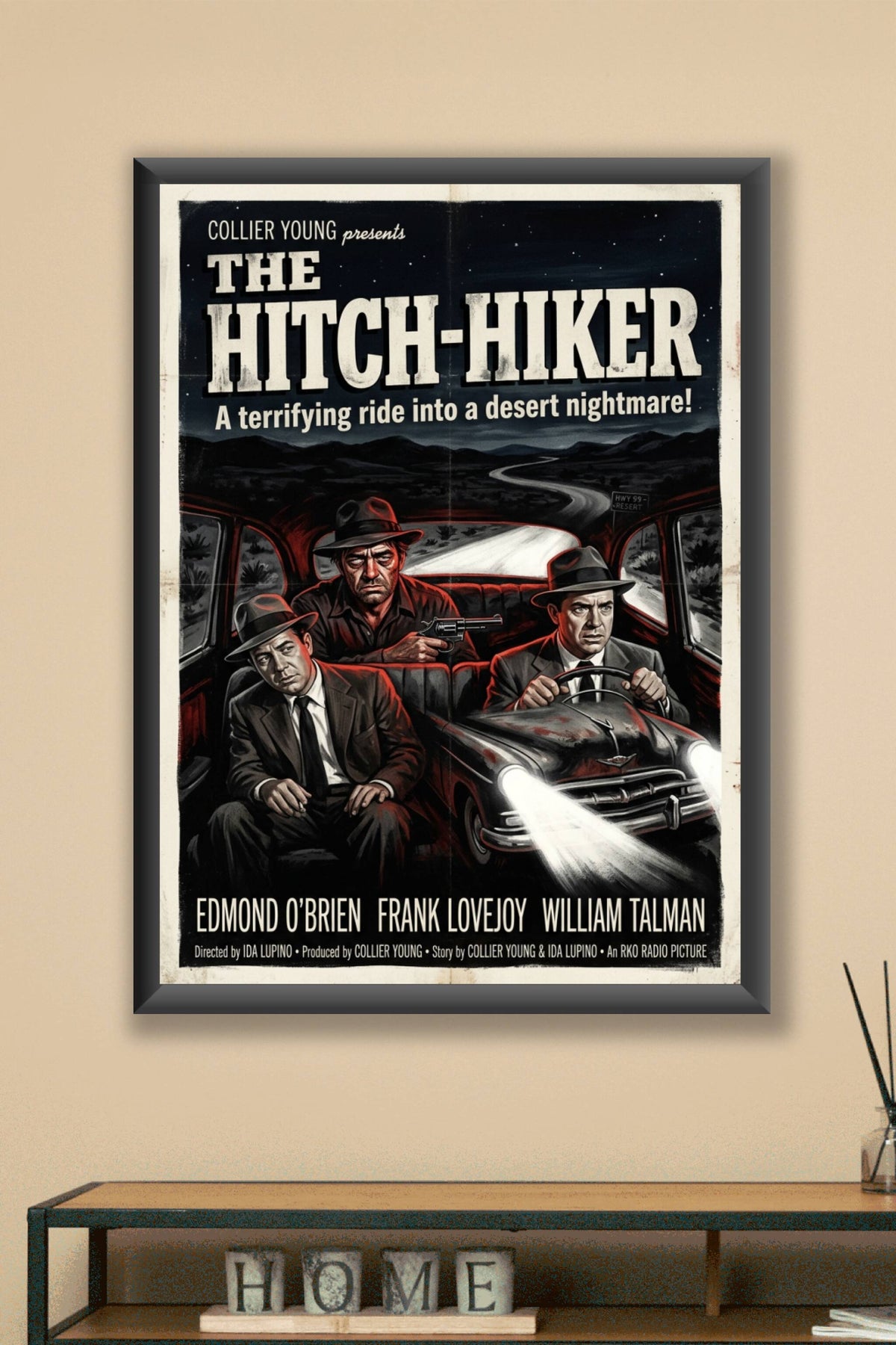 Affiche The Hitch-Hiker, poster film noir