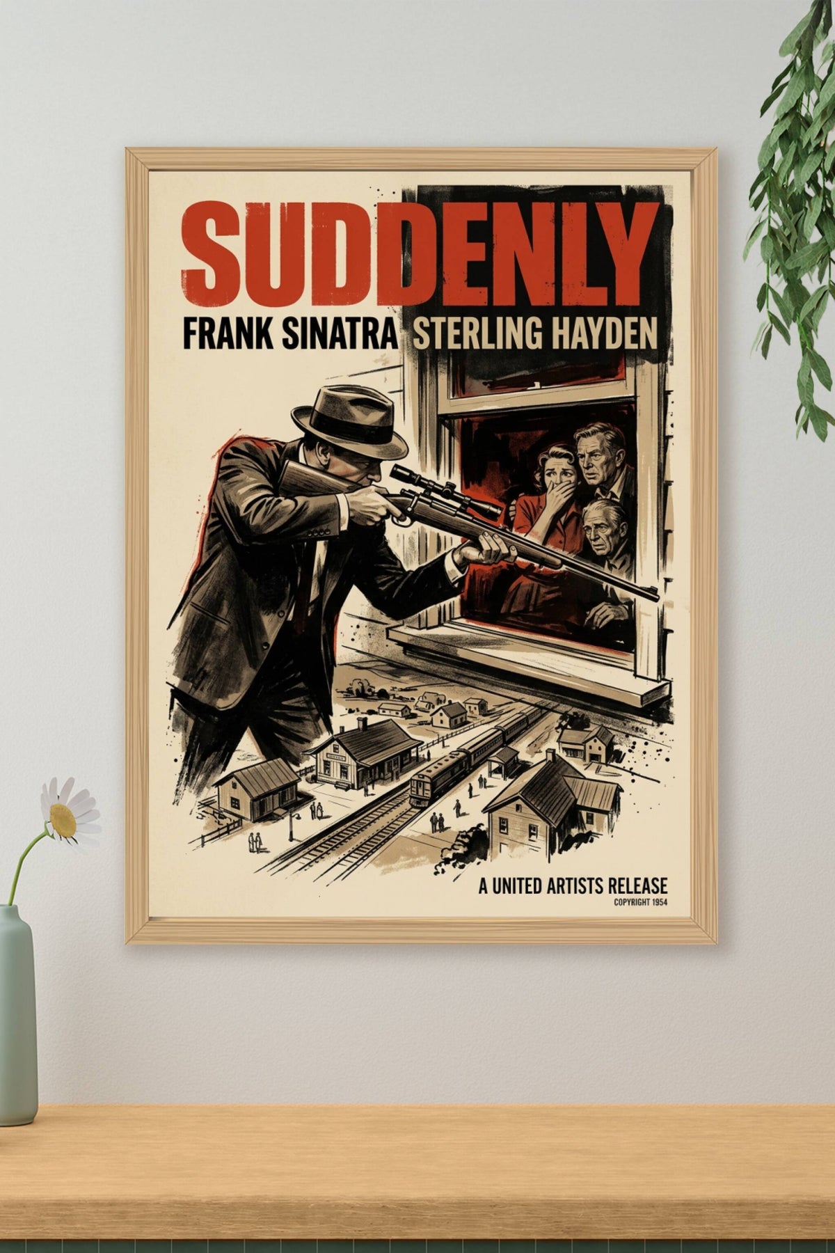 Affiche de film Suddenly, poster Frank Sinatra
