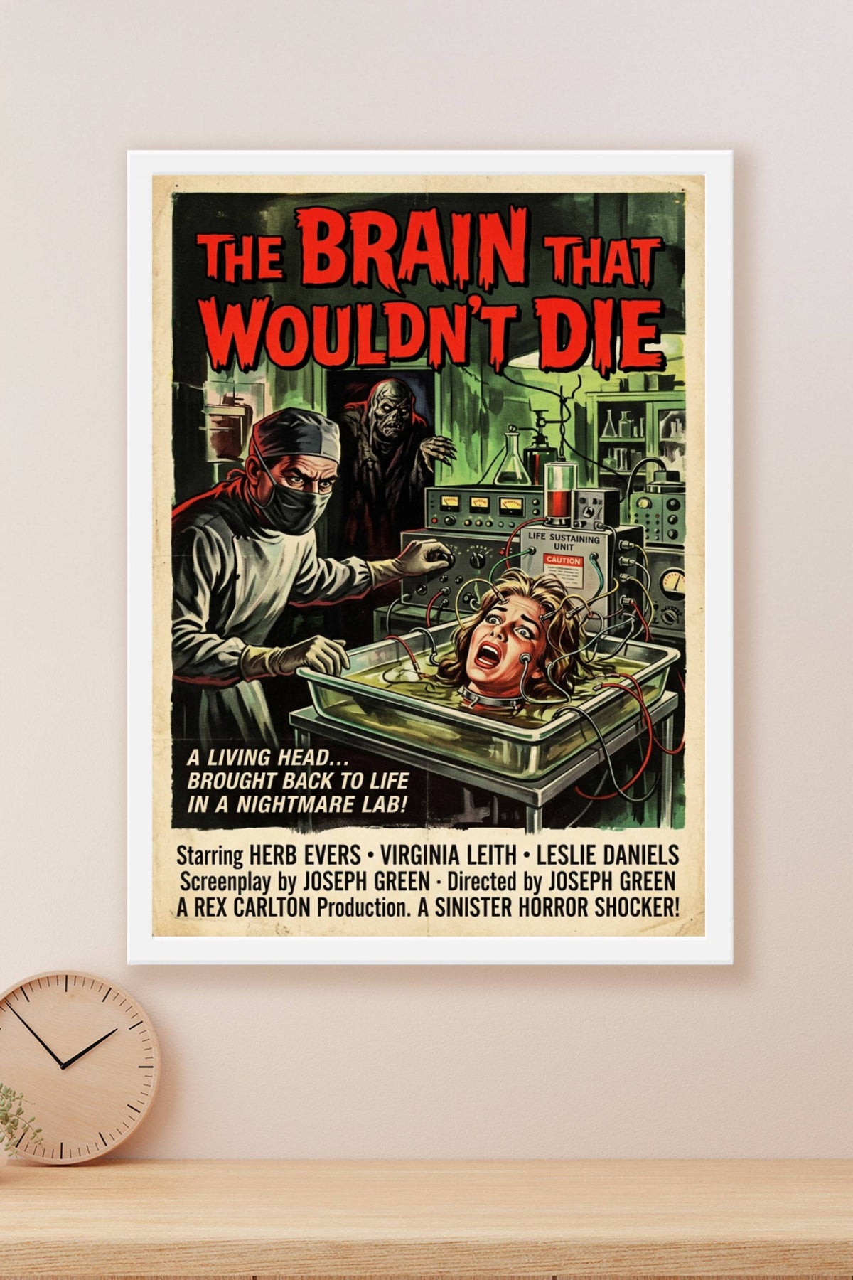 Affiche The Brain That Wouldn't Die, poster cinéma