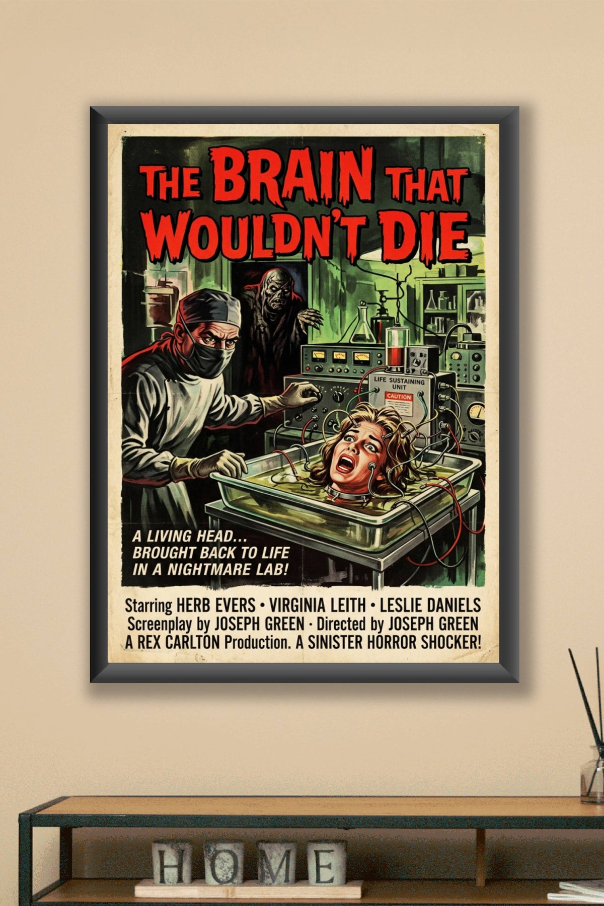 Affiche The Brain That Wouldn't Die, poster cinéma