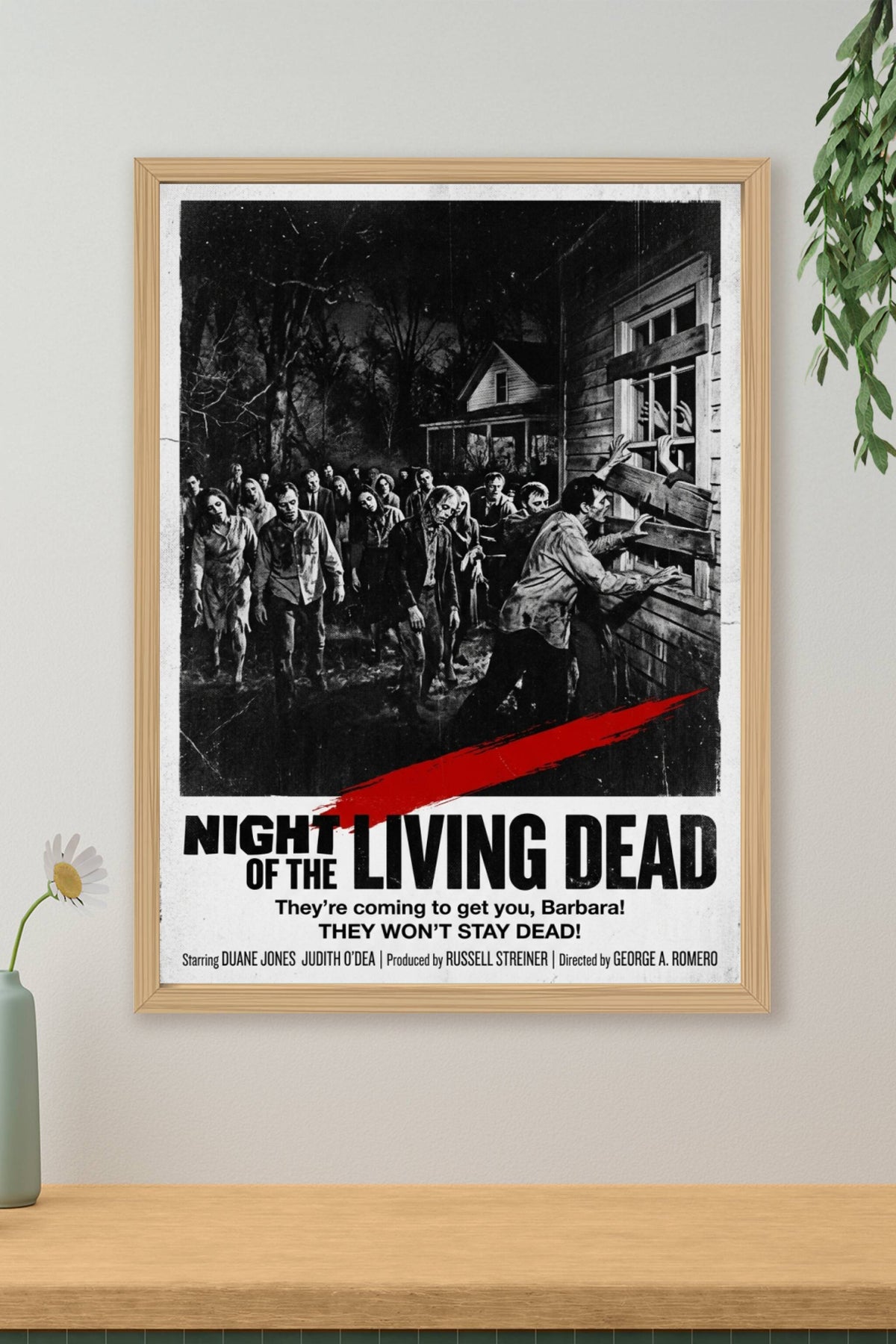 Affiche La Nuit des morts-vivants, poster horreur