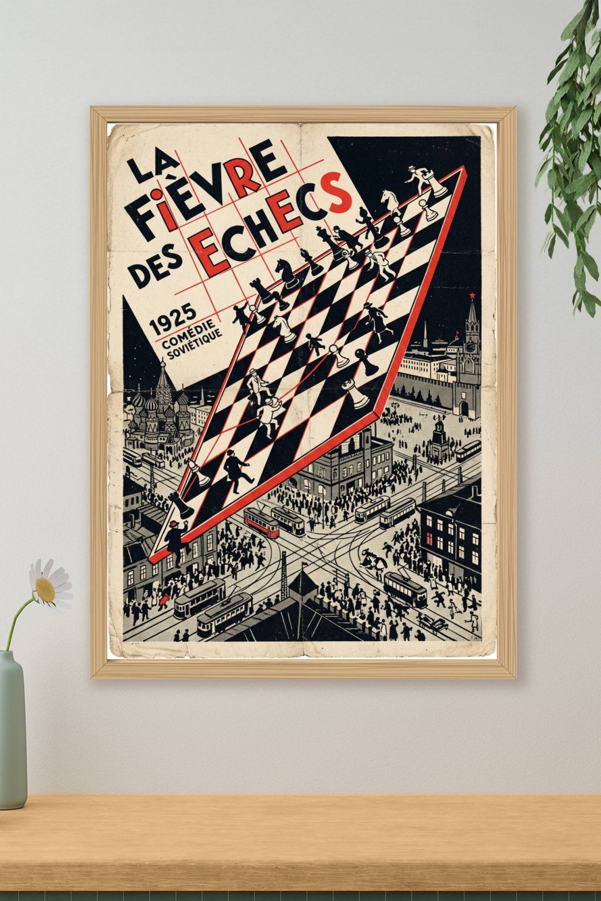 Affiche La Fièvre des Échecs, poster 1925