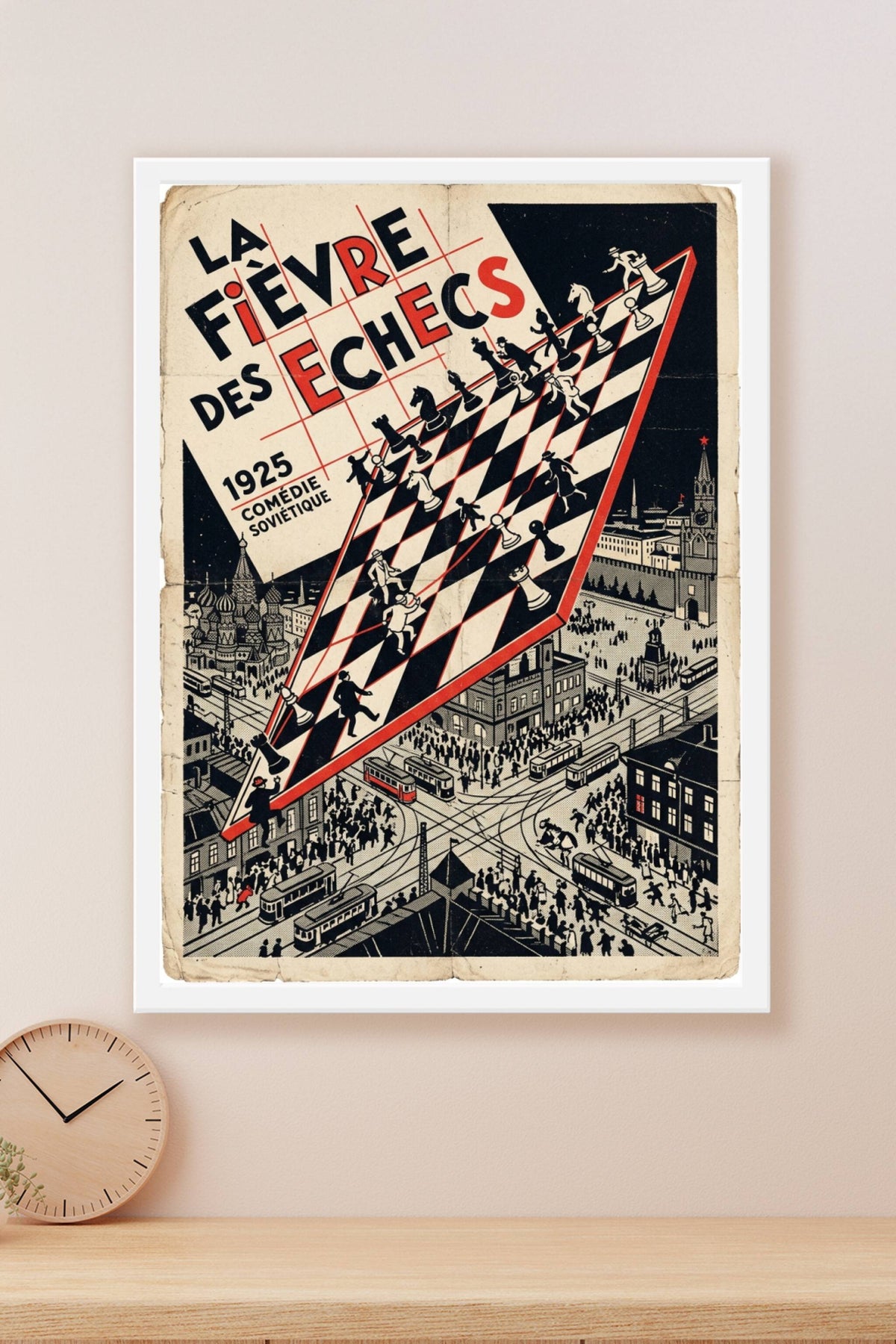 Affiche La Fièvre des Échecs, poster 1925
